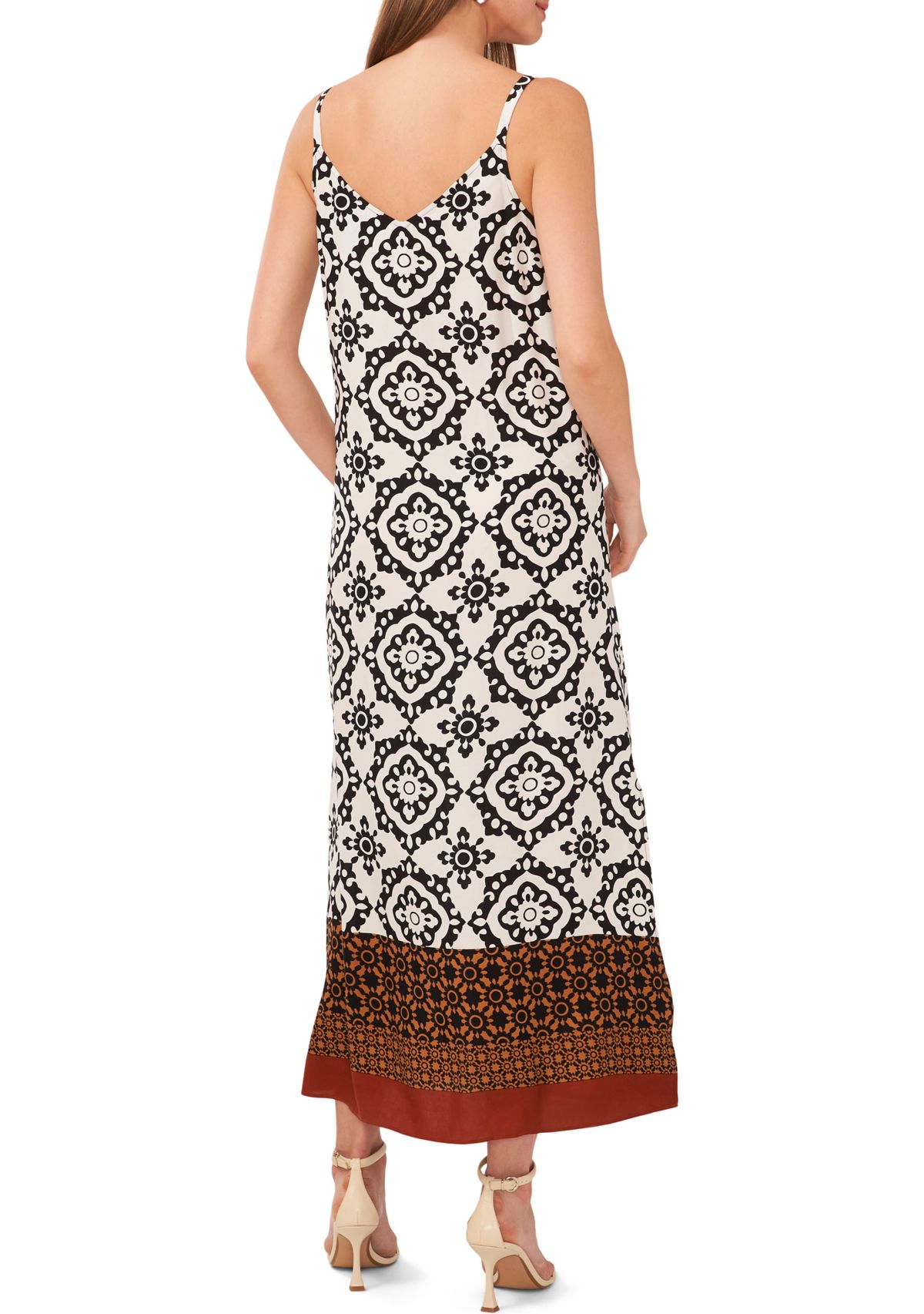 Womens Printed Maxi Dress