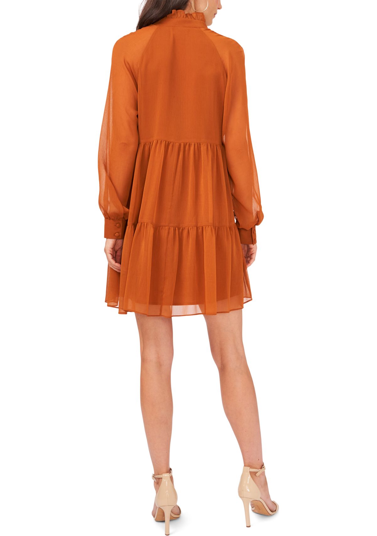 Womens Chiffon Babydoll Dress