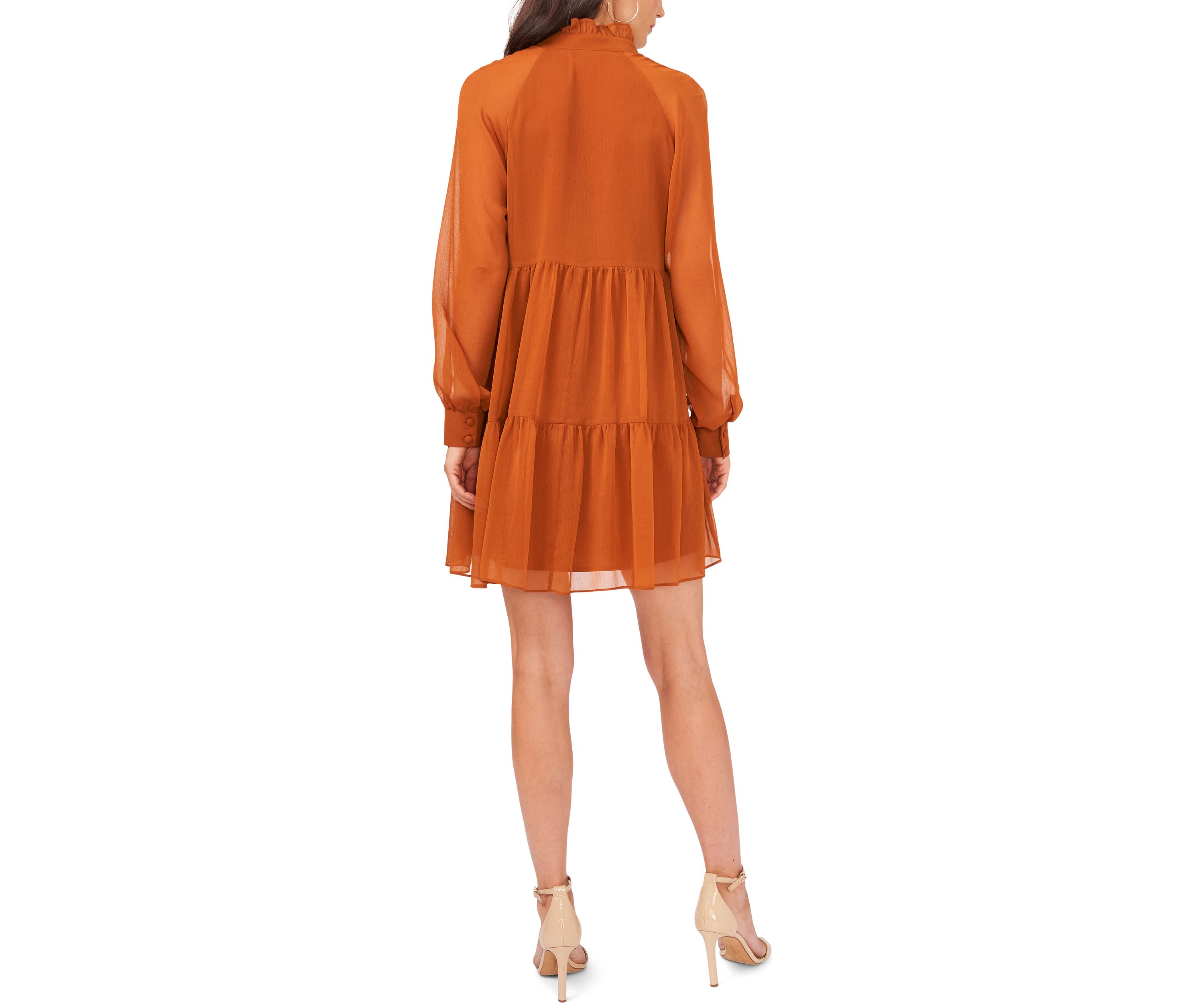 Womens Chiffon Babydoll Dress