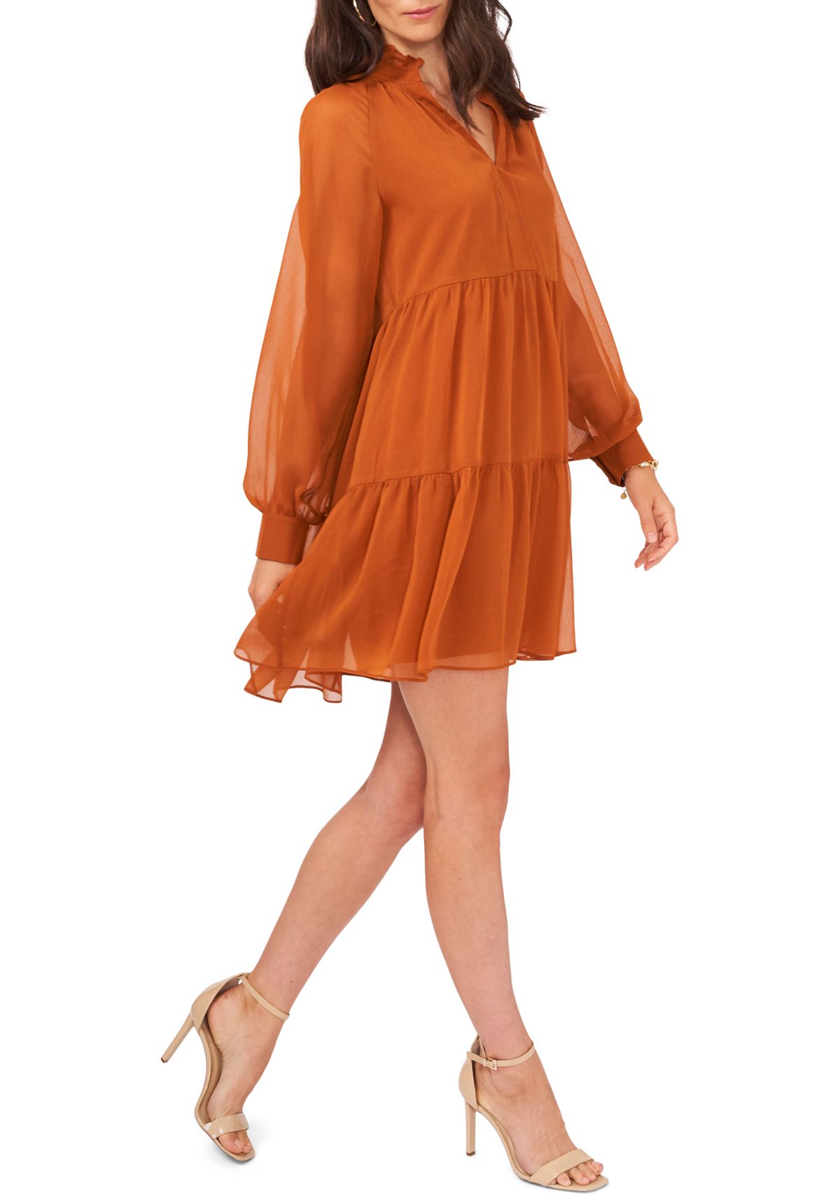 Womens Chiffon Babydoll Dress