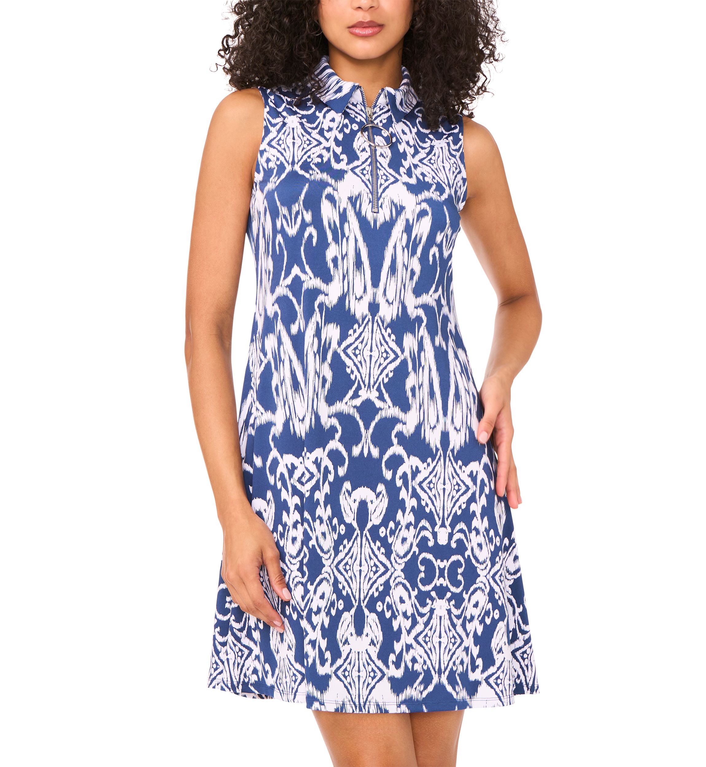 Womens Printed A-Line Dress