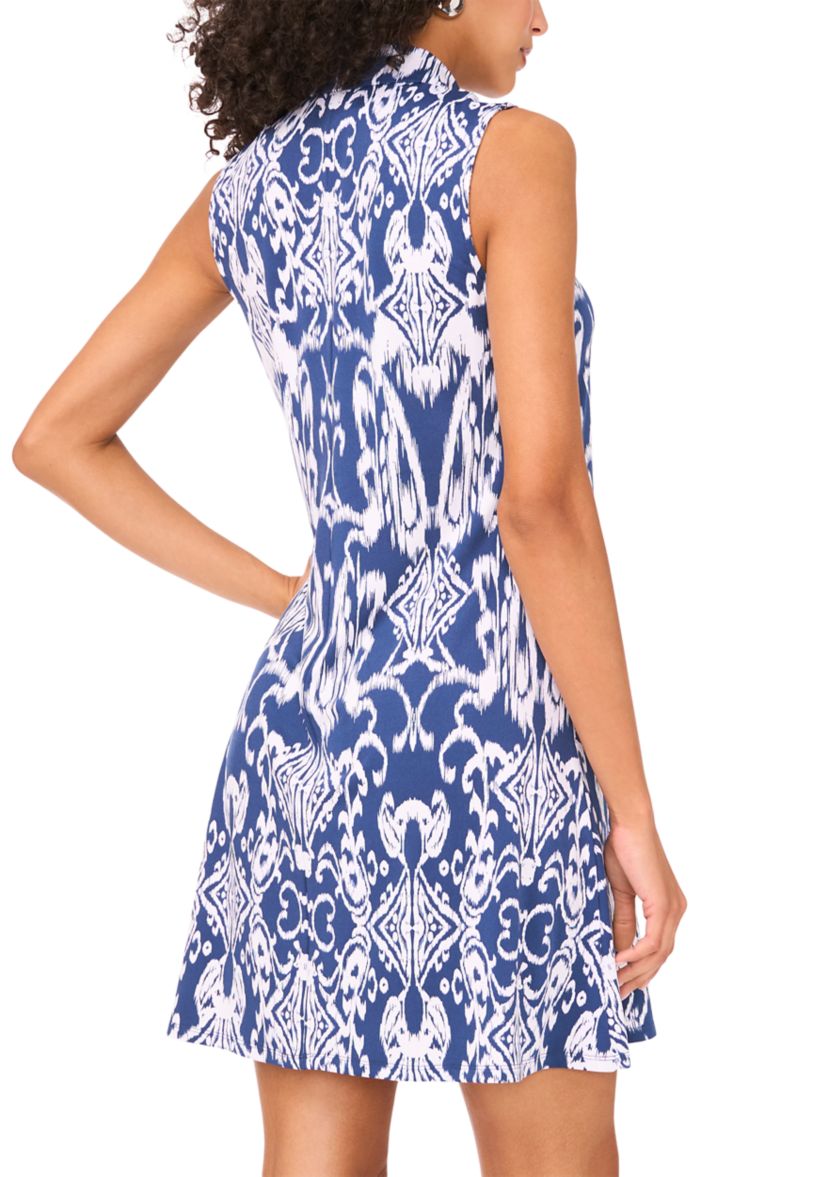 Womens Printed A-Line Dress