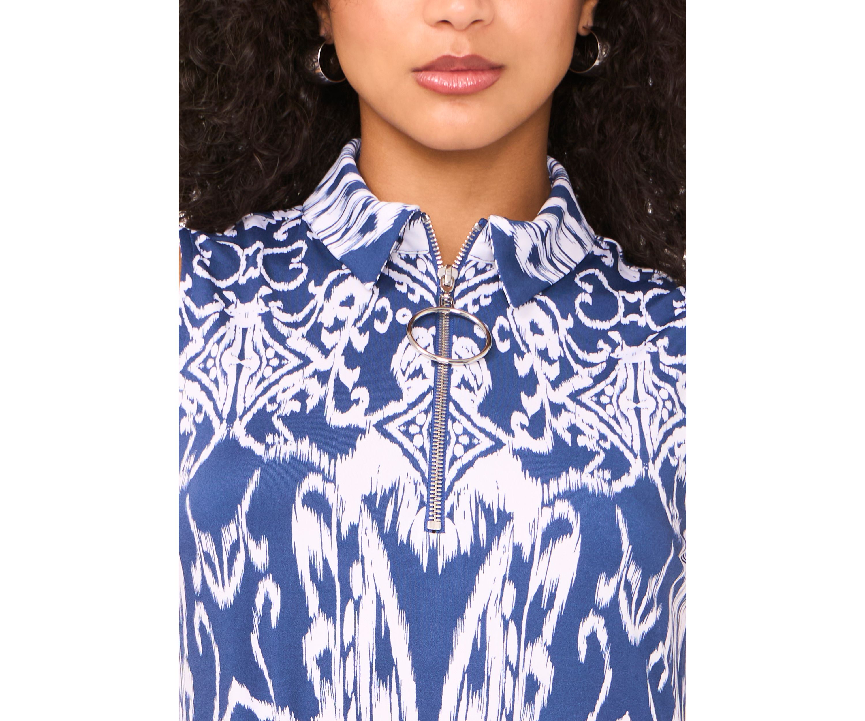 Womens Printed A-Line Dress