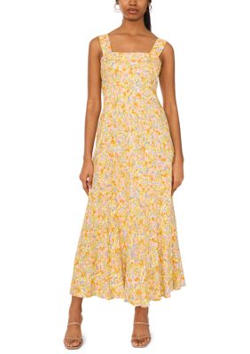 MSK Women's Smocked Back Maxi Dress, XL
