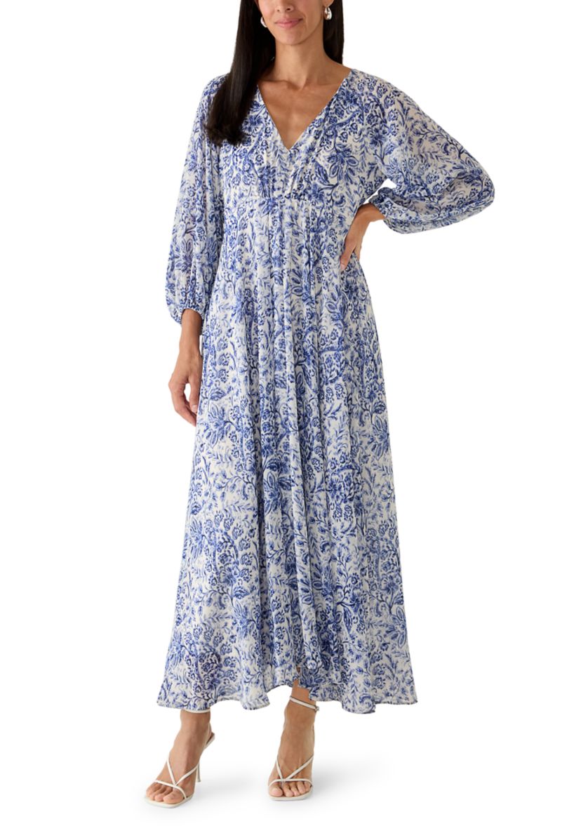 belk maxi dresses Lucky Brand Women's Sleeveless Printed Dress Bebe Striped Rib Long Sleeve