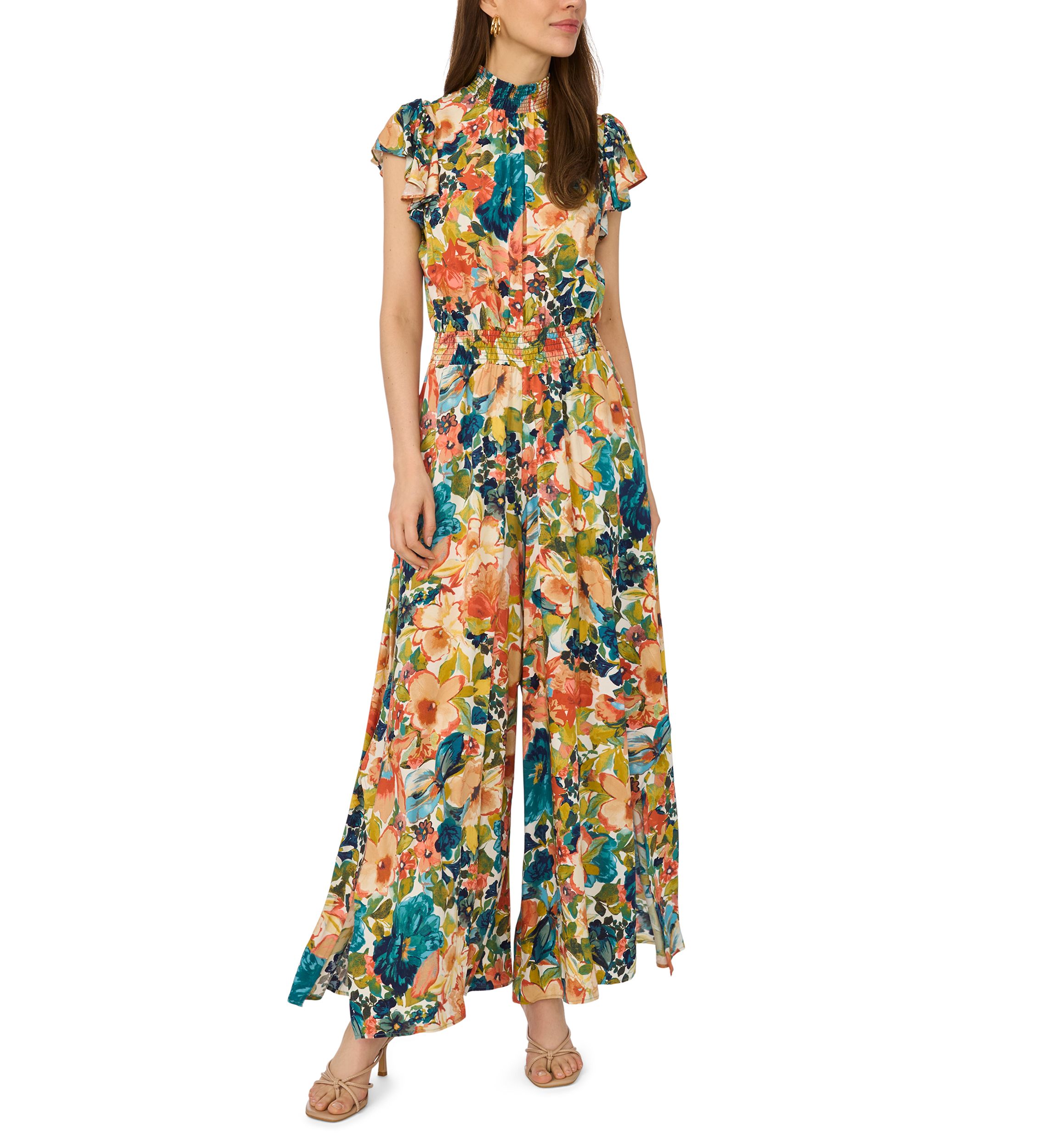 msk dresses for women Women's Cape-Overlay Cocktail Dress comfortable dress for various events. MSK Women's Red Round Neckline
