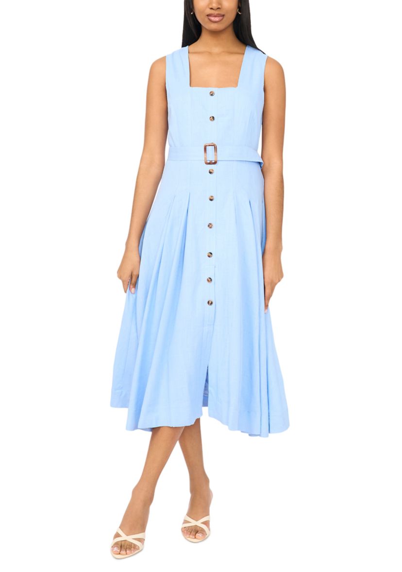 mini pink a line dress Do Long CLAYTON PINK A-LINE PLEATED CHEST ORGANDY MINI DRESS main image 1