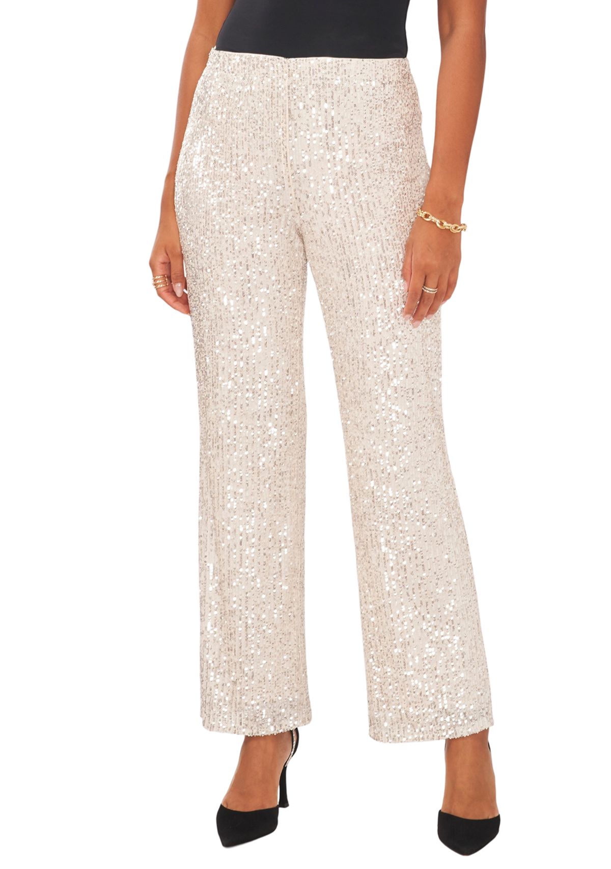 Womens Sequin Pants 