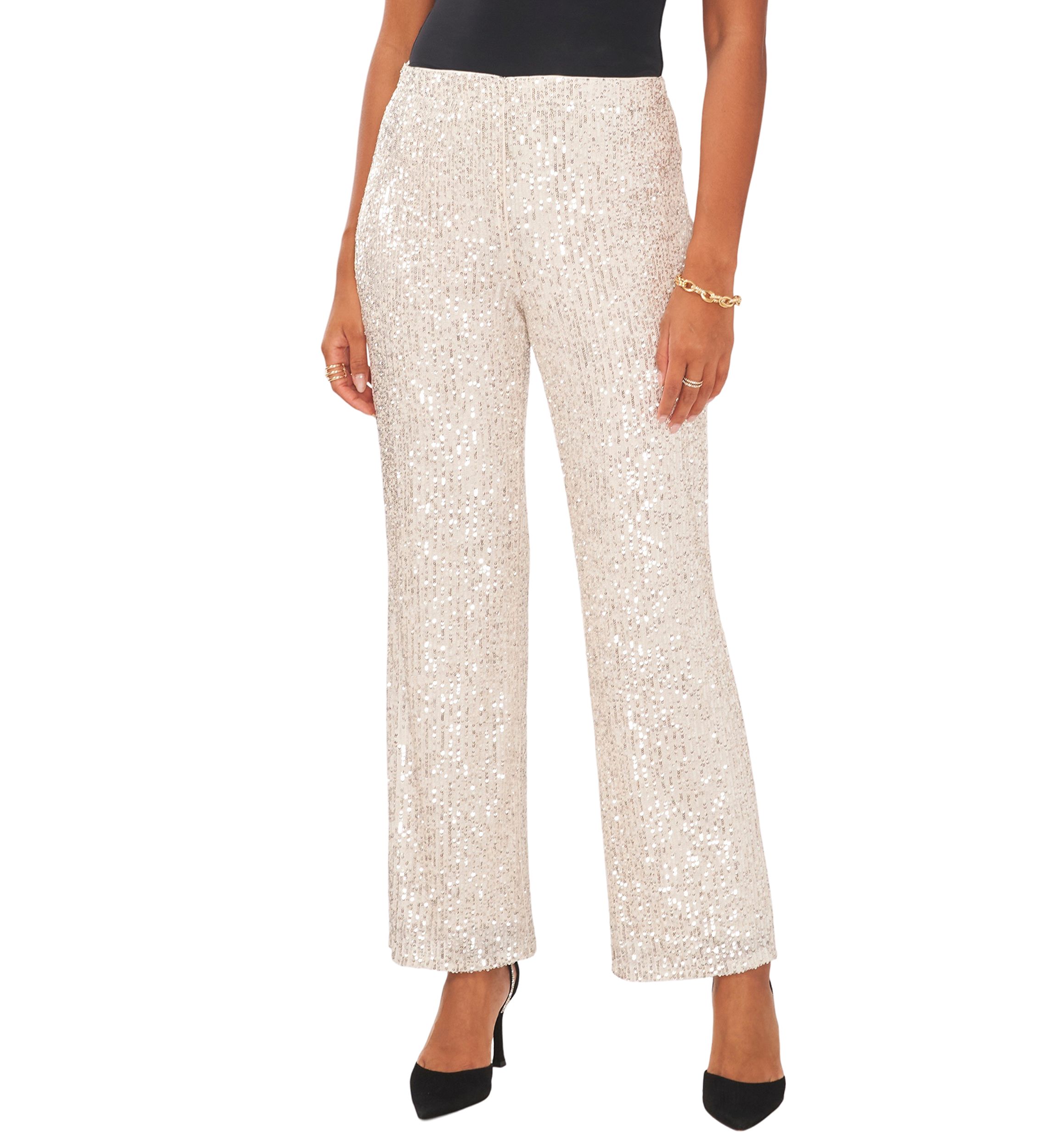 Womens Sequin Pants 