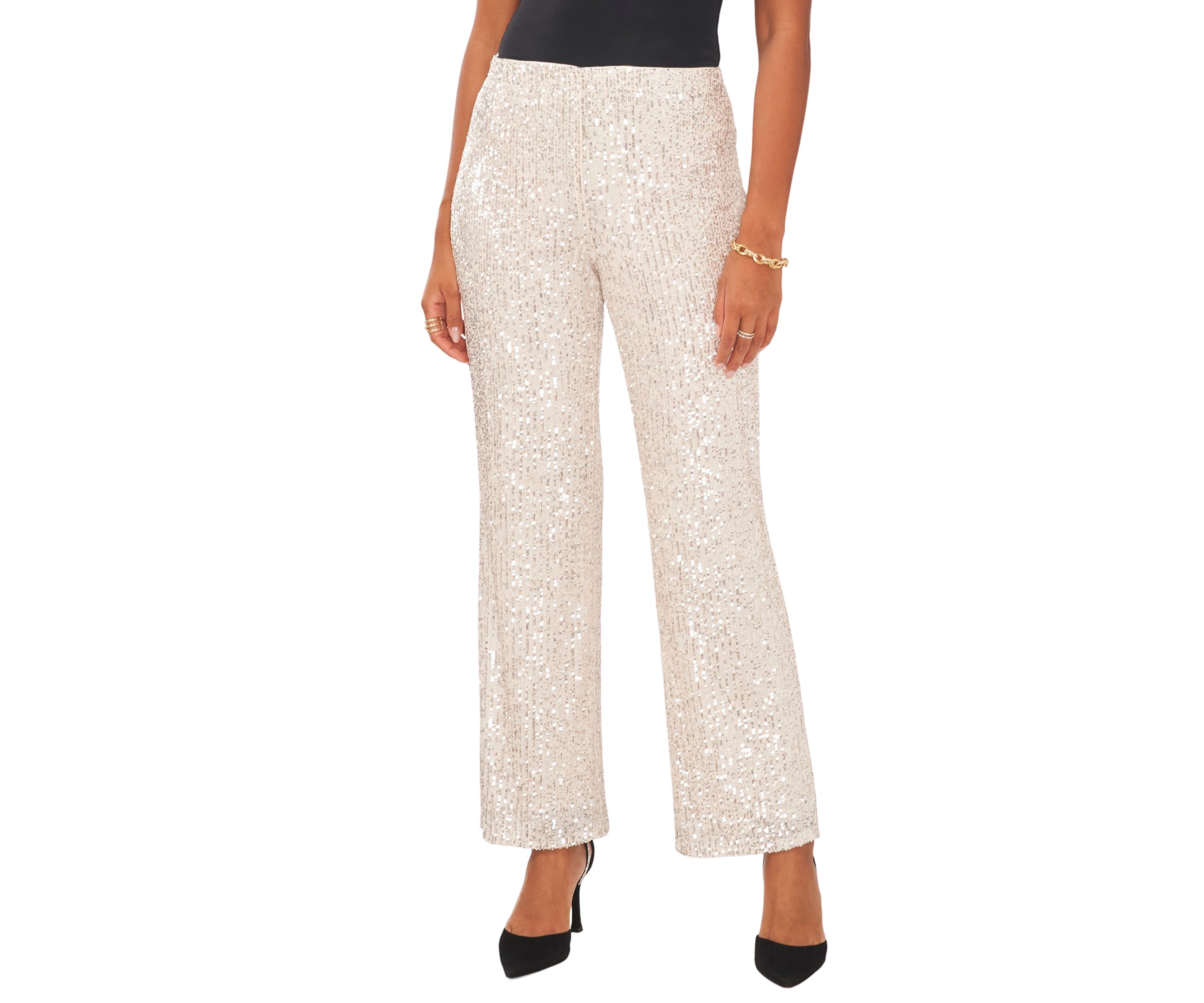 Womens Sequin Pants 