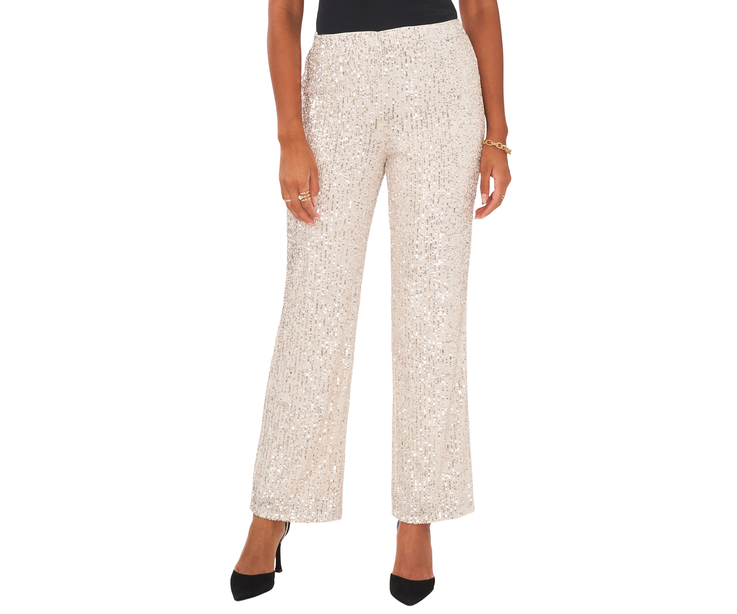 Womens Sequin Pants 