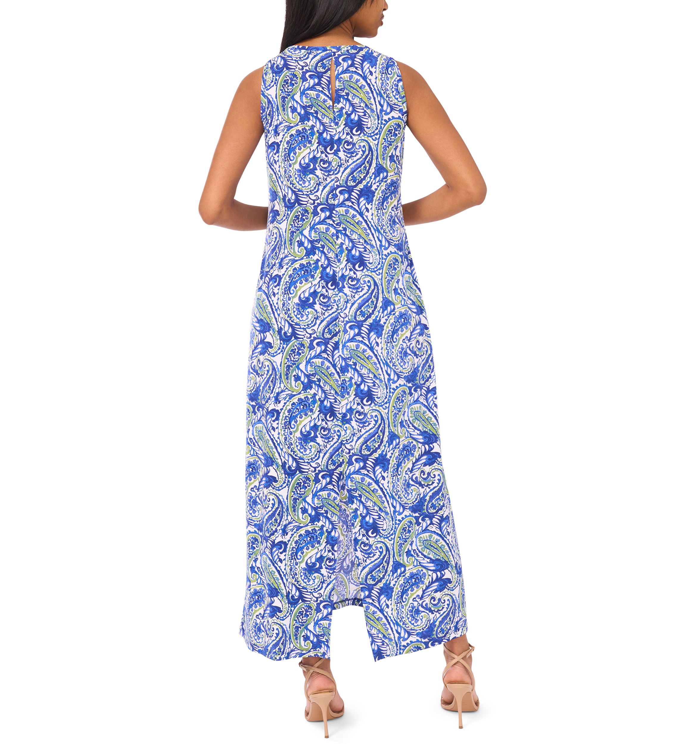 belk long dresses MSK Women's Long Sleeve Floral Maxi Dress