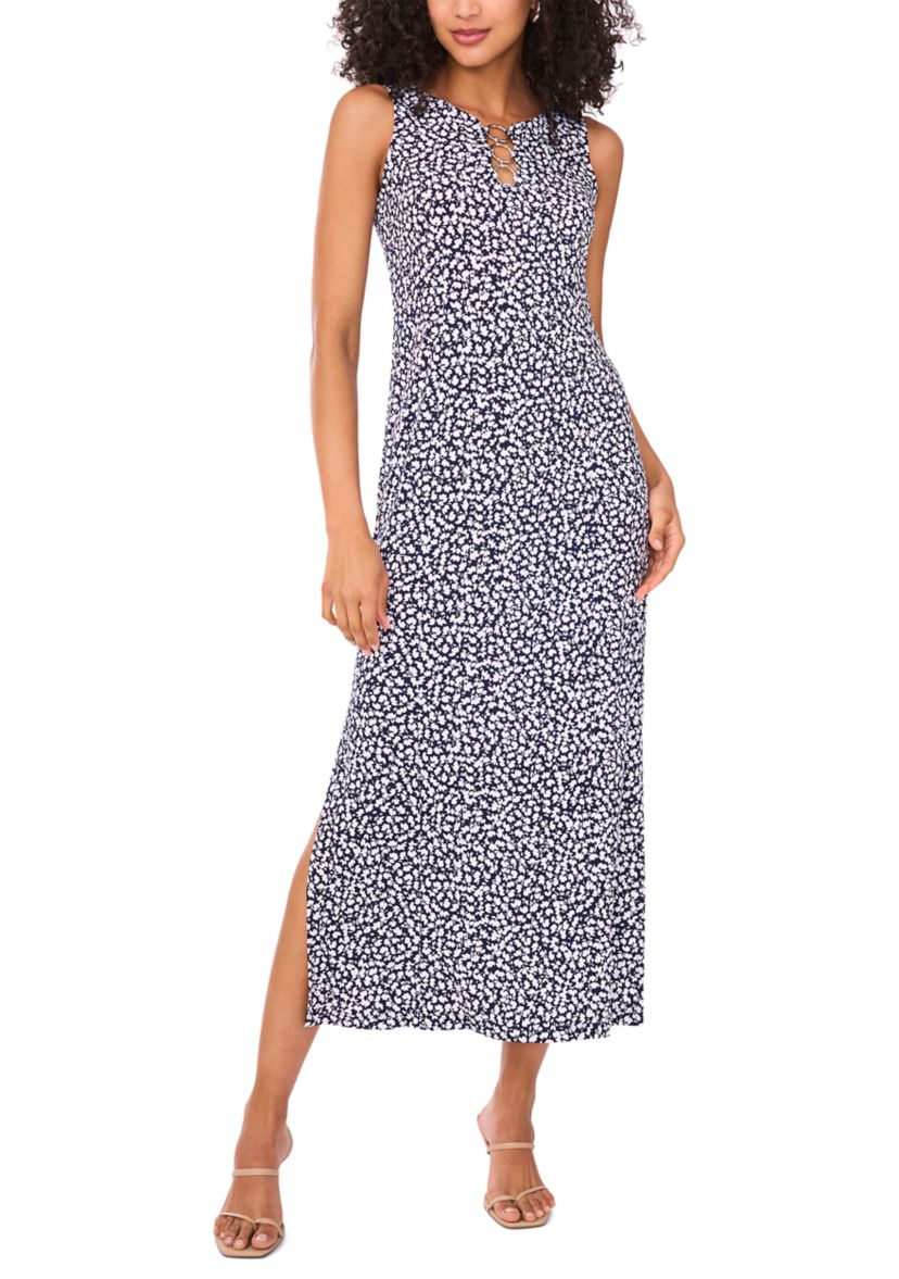 MSK Women's Sleeveless Printed 3 Ring Maxi Dress | Belk