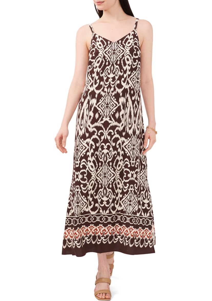 Womens Printed Maxi Dress