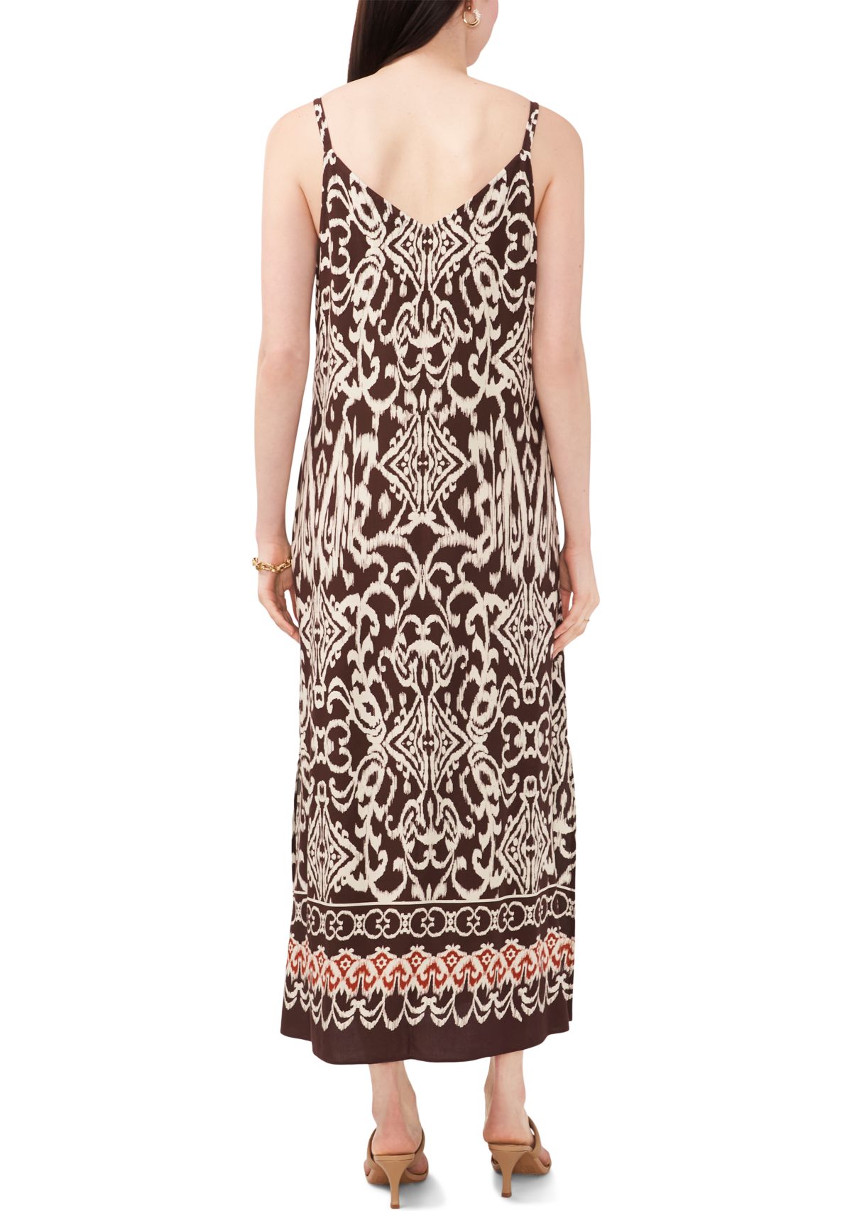Womens Printed Maxi Dress