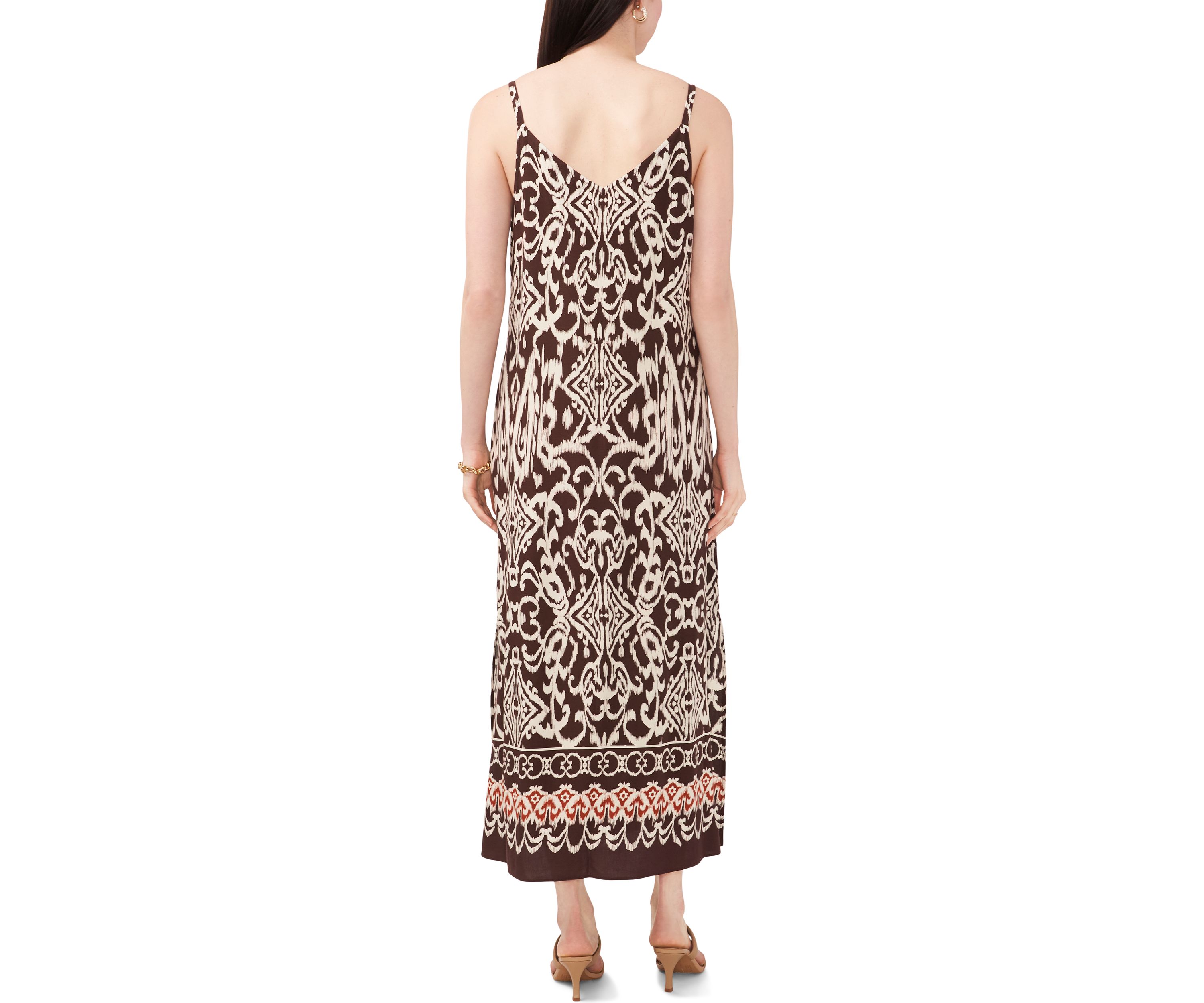 Womens Printed Maxi Dress