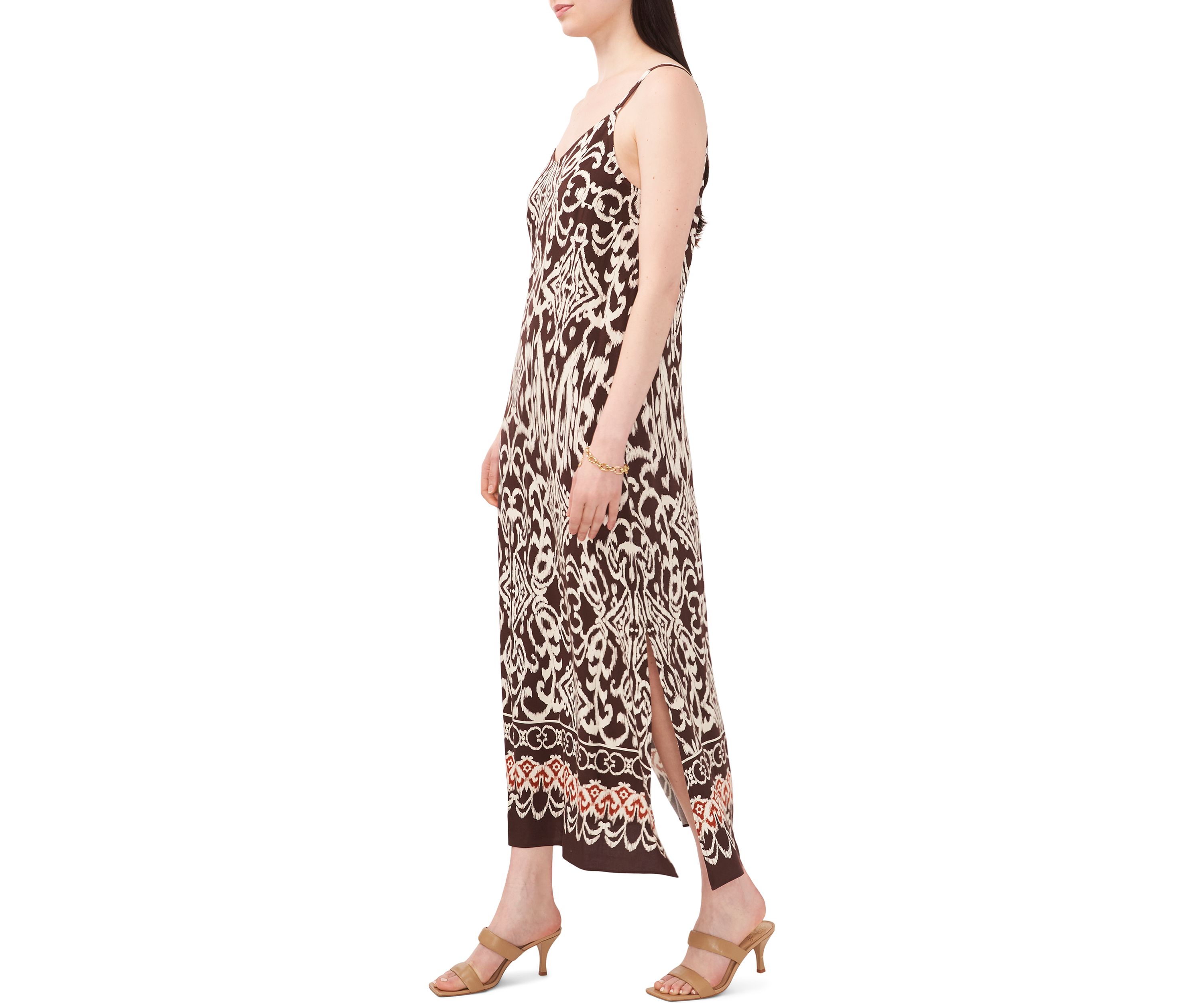 Womens Printed Maxi Dress
