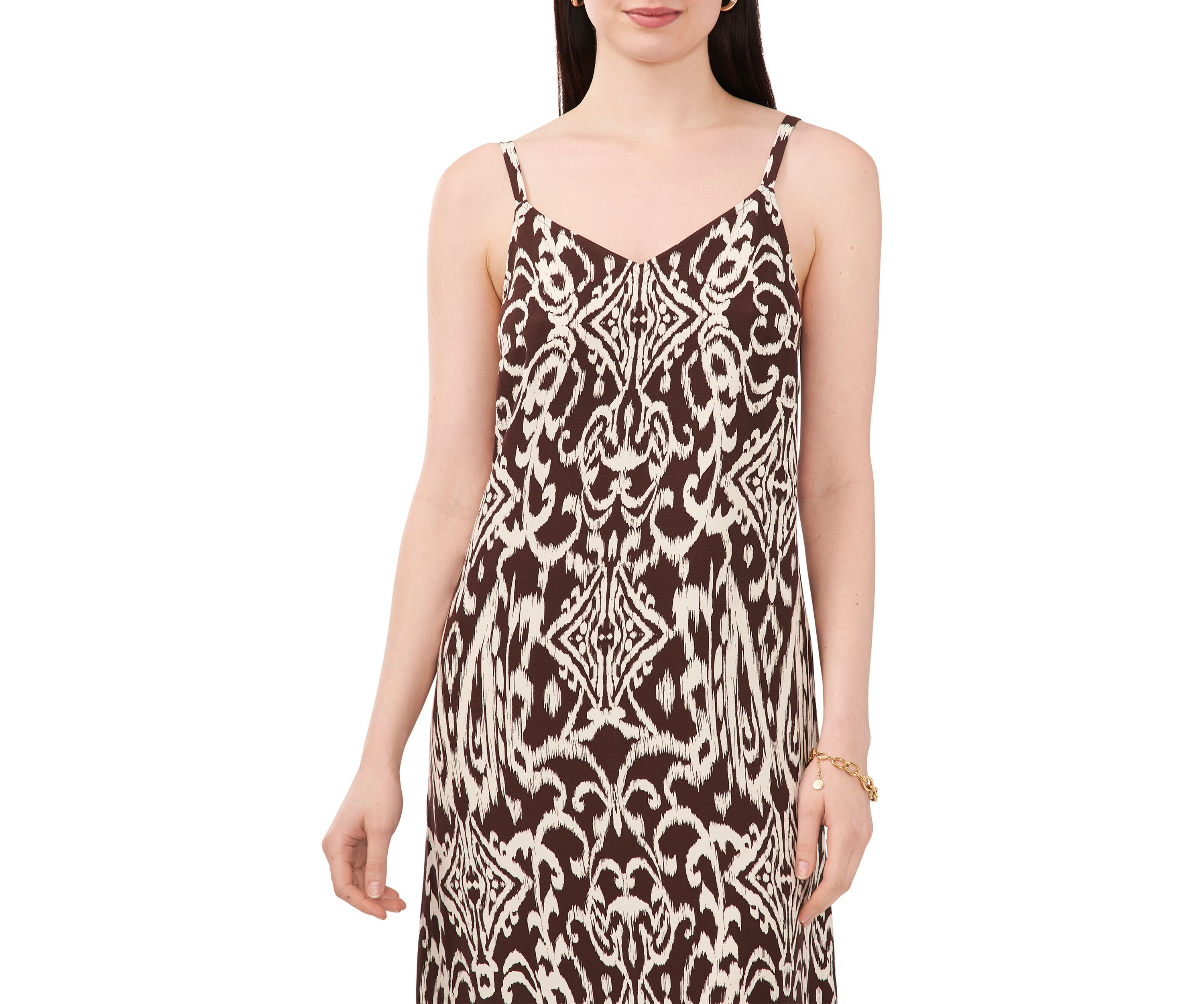 Womens Printed Maxi Dress