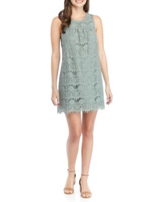 Speechless Sleeveless Lace Shift Dress Belk 5818