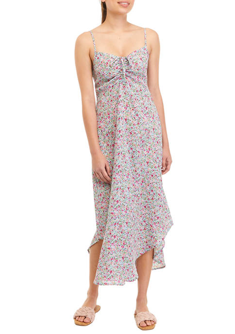 Almost Famous Juniors Sleeveless Floral Midi Dress