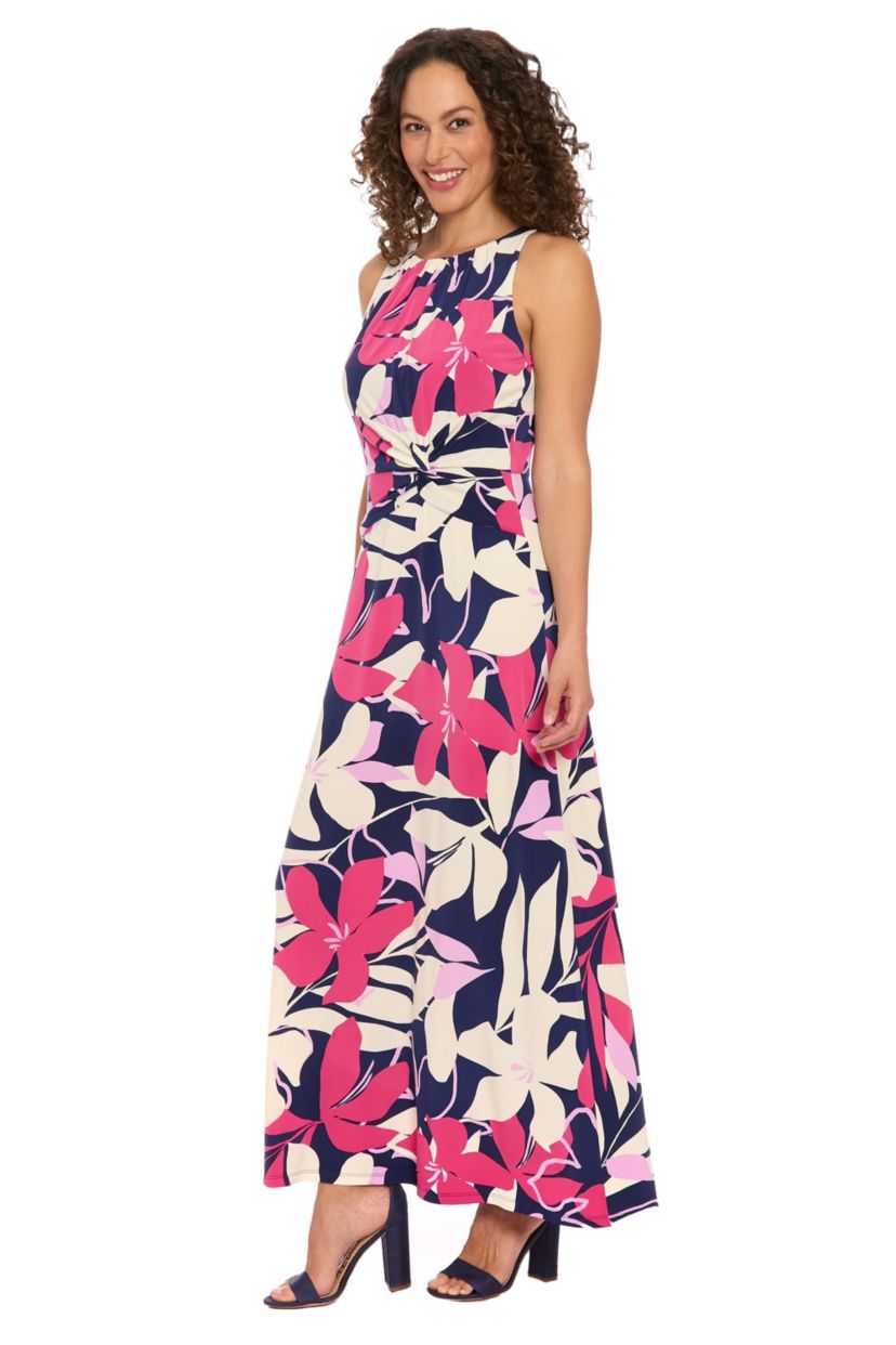 SIDE TWIST MAXI DRESS
