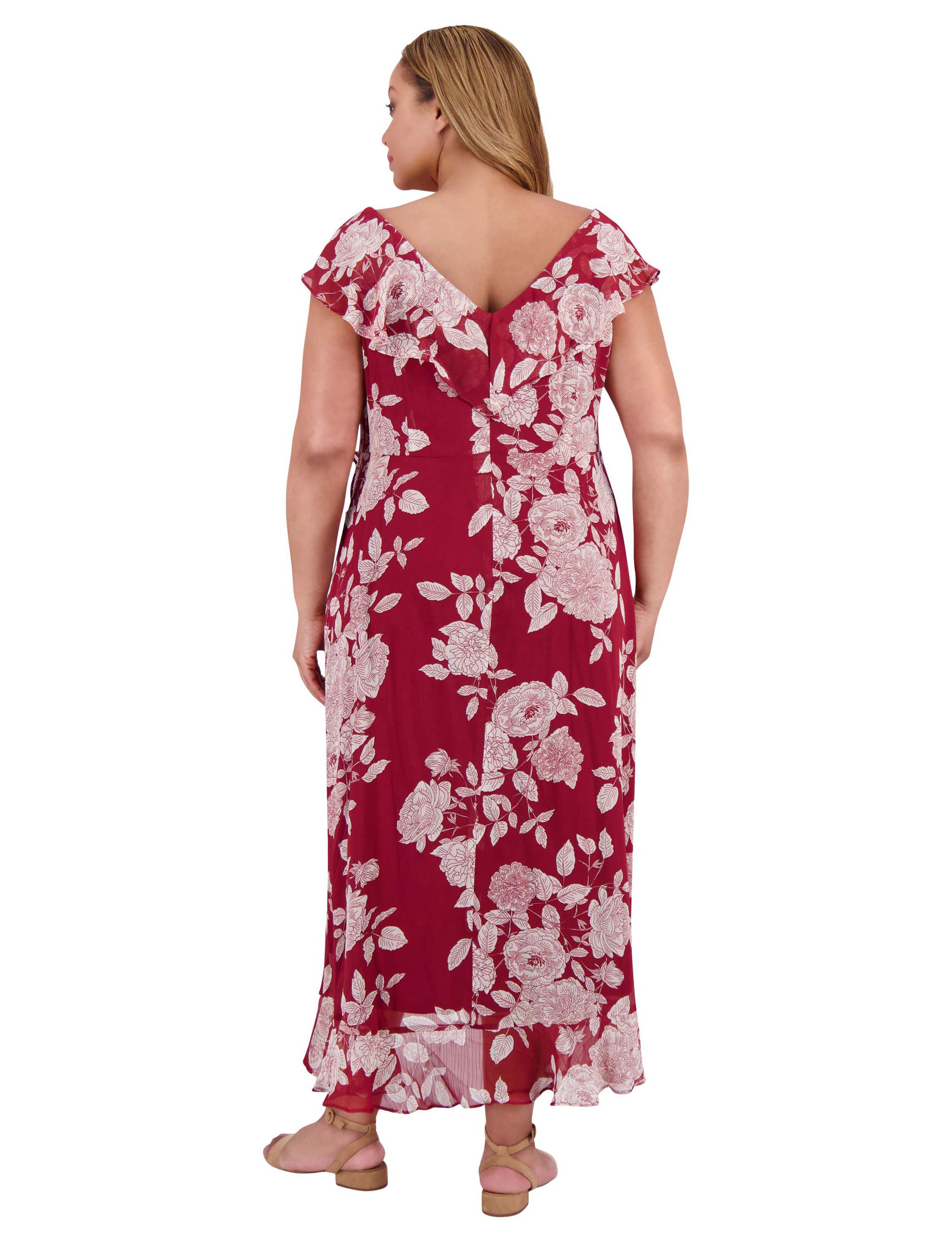 RUFFLE WRAP MAXI