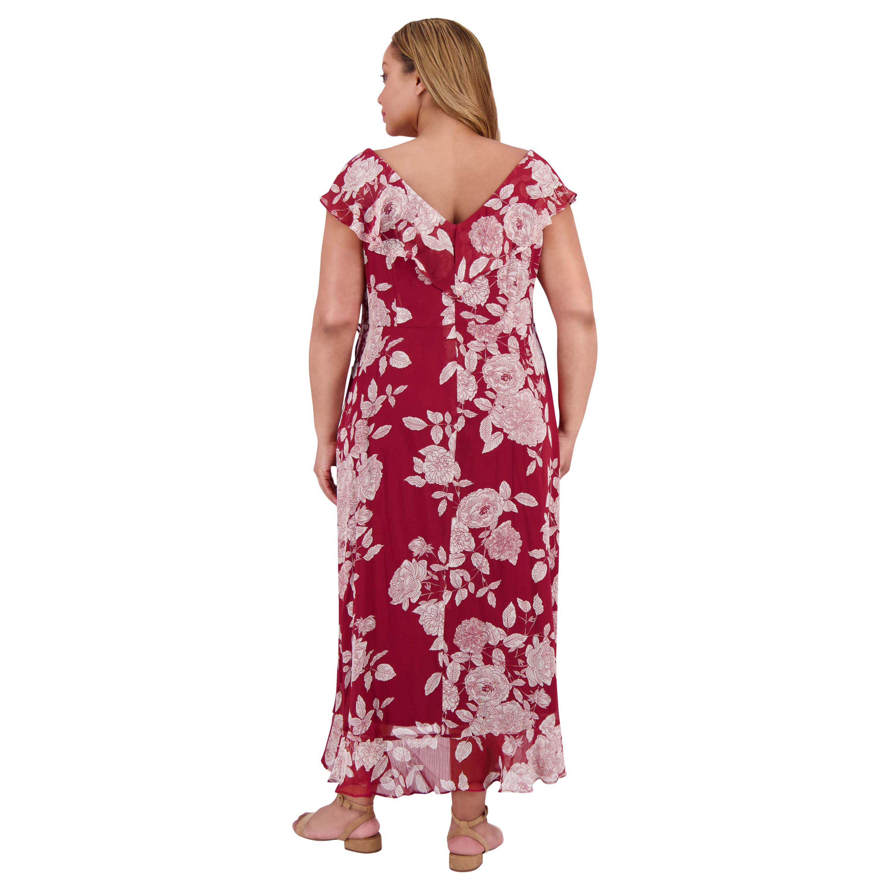 RUFFLE WRAP MAXI