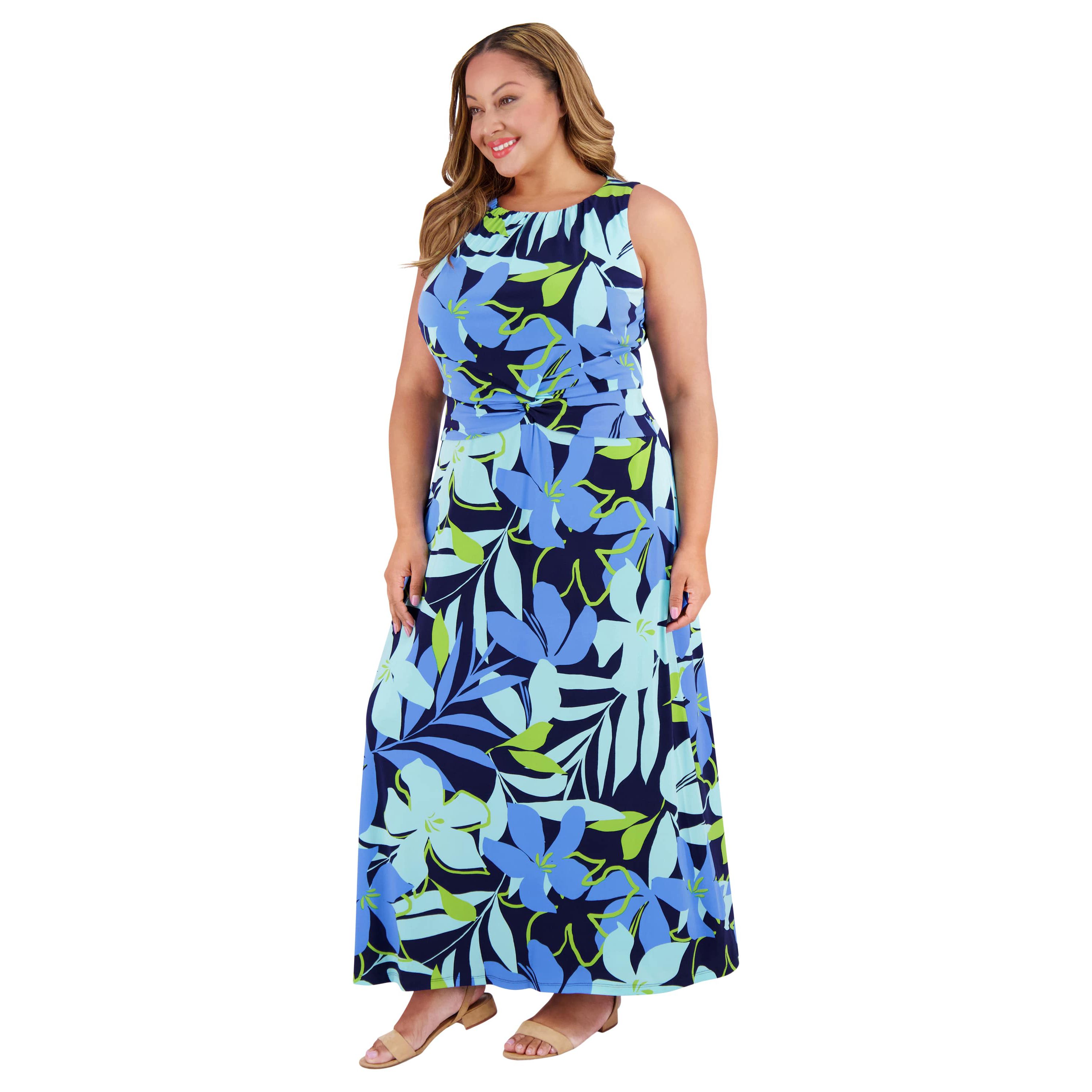 SIDE TWIST MAXI DRESS