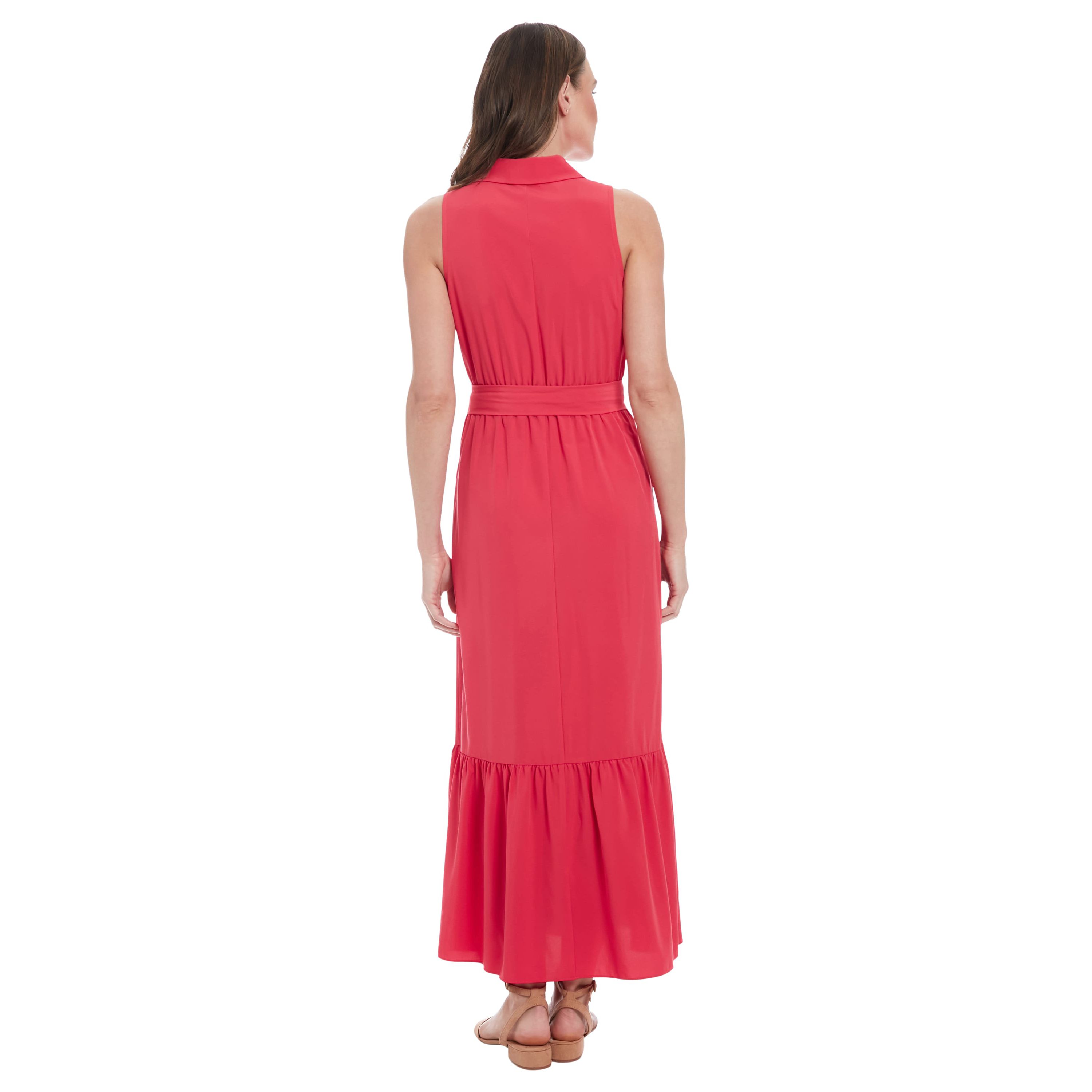 Sleeveless Maxi Shirtdress