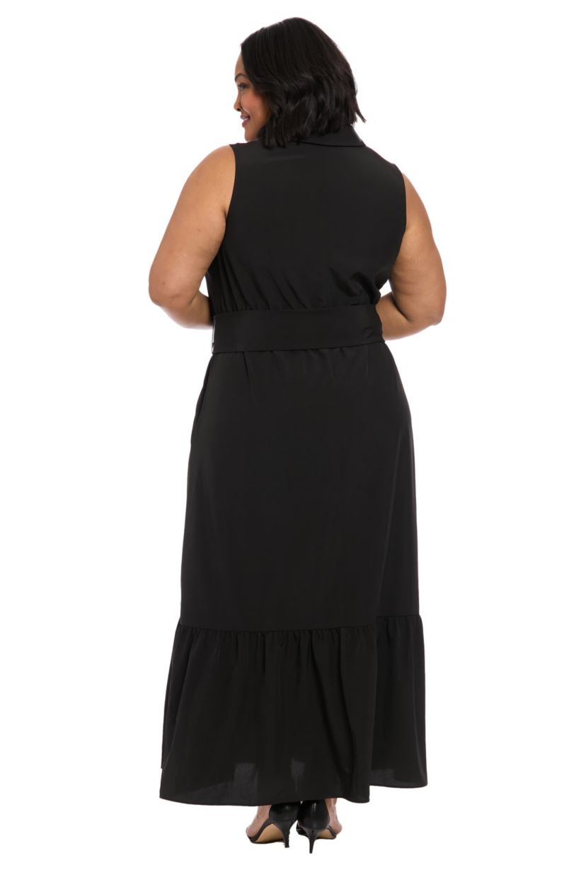 SLEEVELESS MAXI SHIRTDRESS