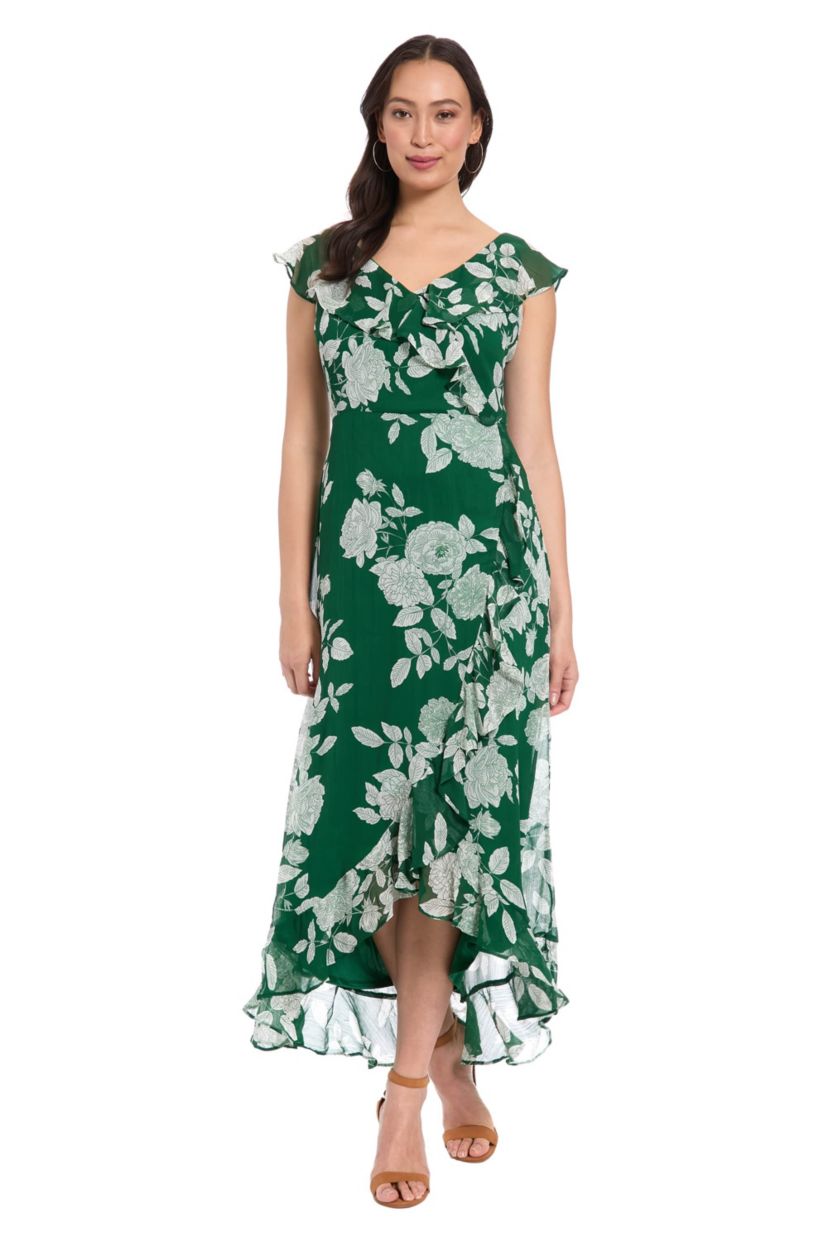 RUFFLE WRAP MAXI
