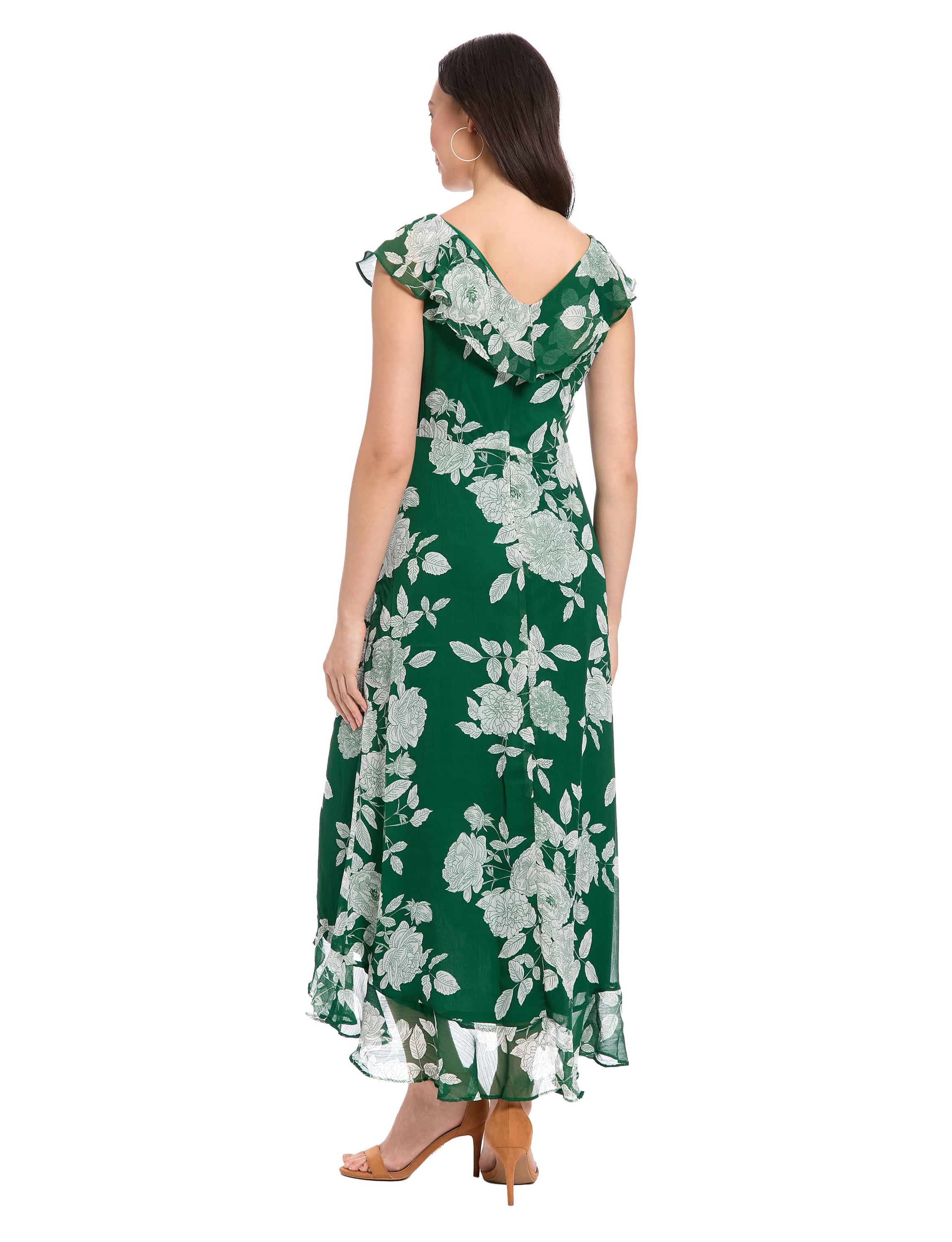 RUFFLE WRAP MAXI