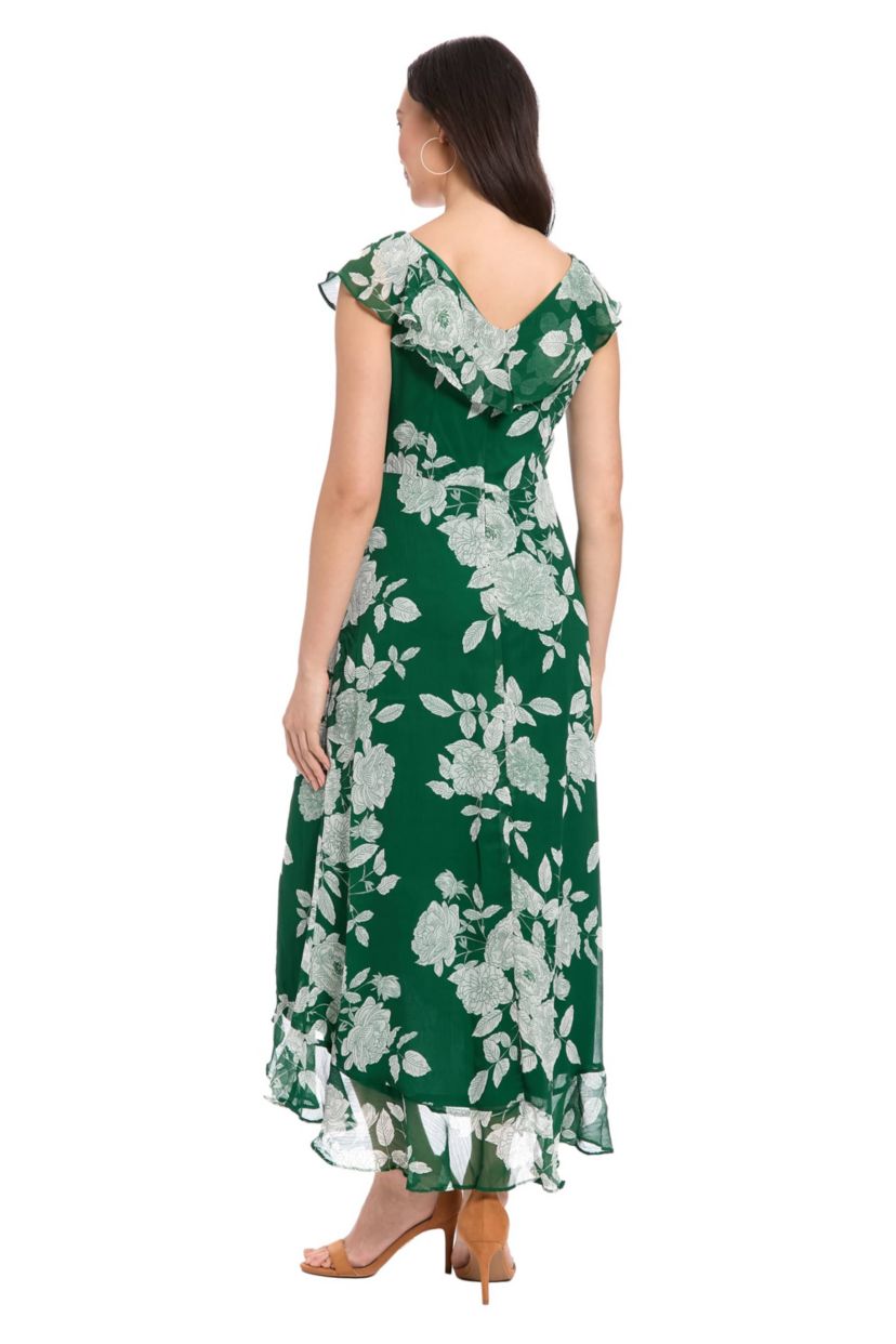 RUFFLE WRAP MAXI