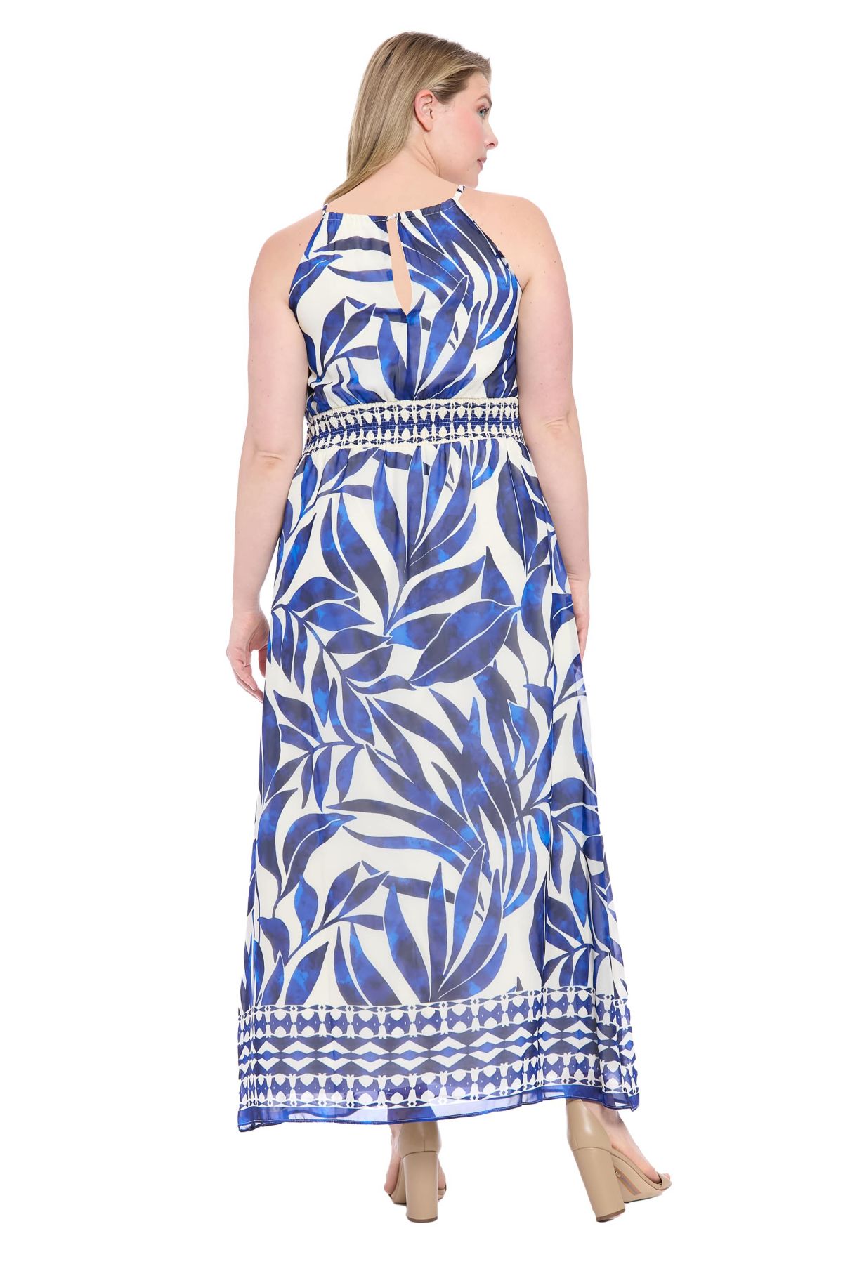 Printed Halter Maxi