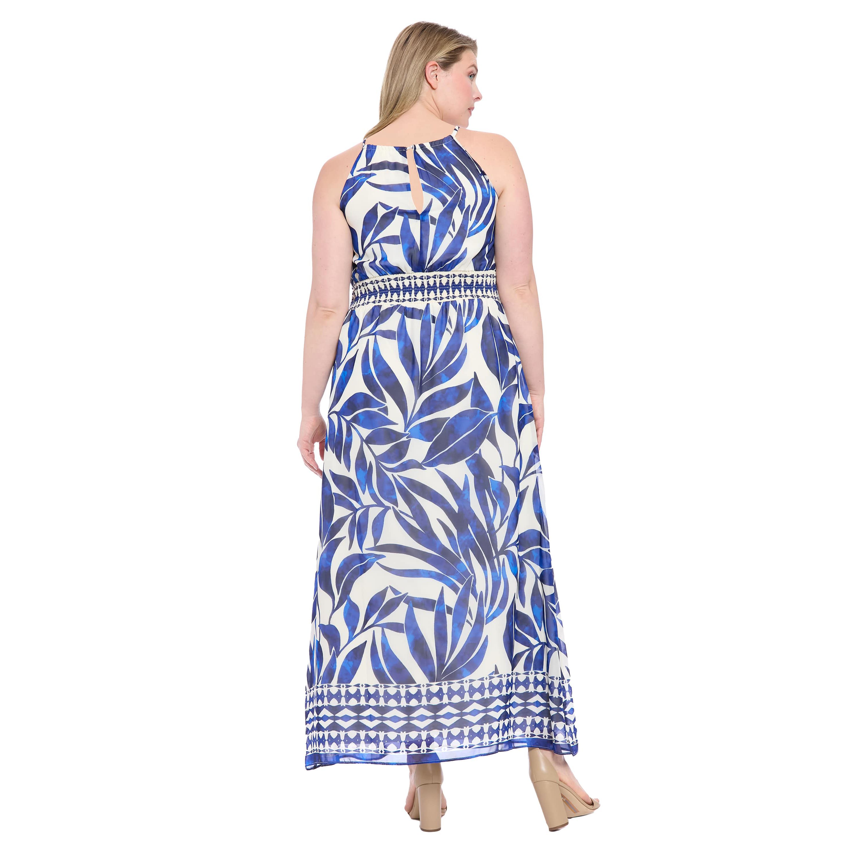 Printed Halter Maxi