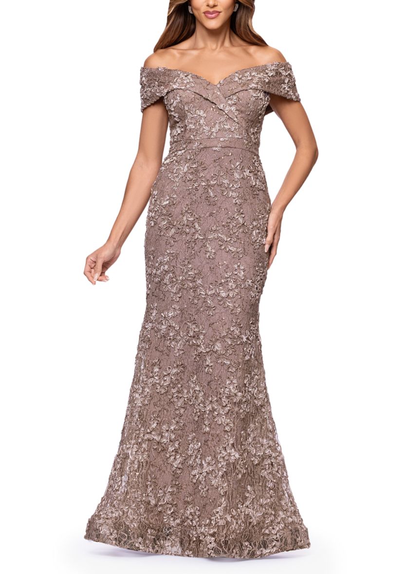 pink and cream lace dress Blush lace dress #1124 main image 1