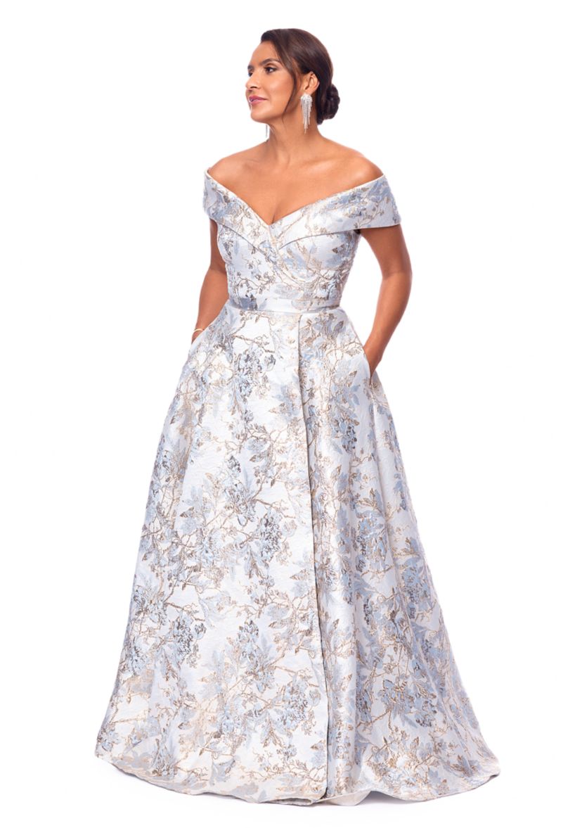 sachin and babi light blue dress formal dresses on harwin 2026 Buy main image 1