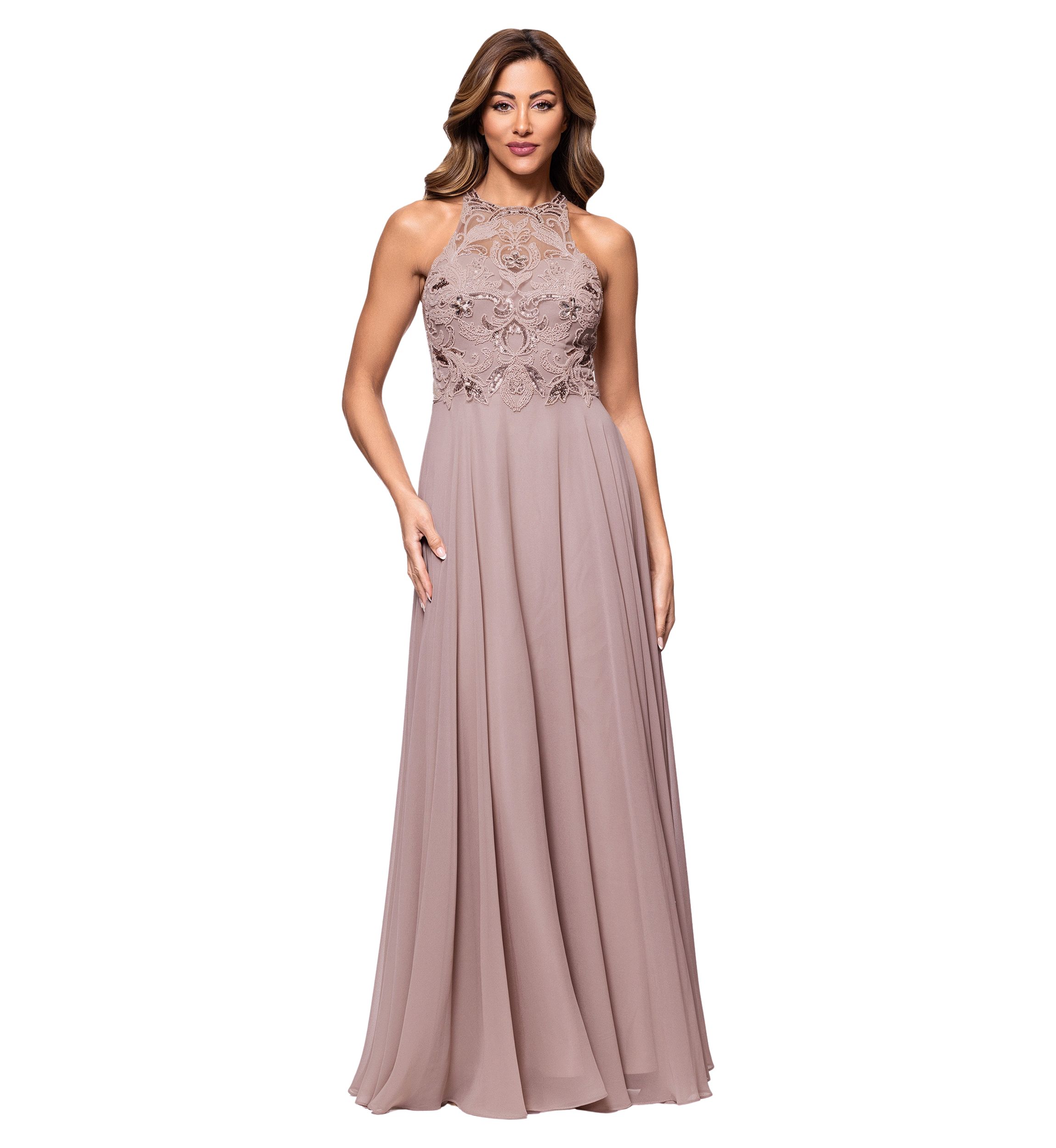 Womens Embellished Gown