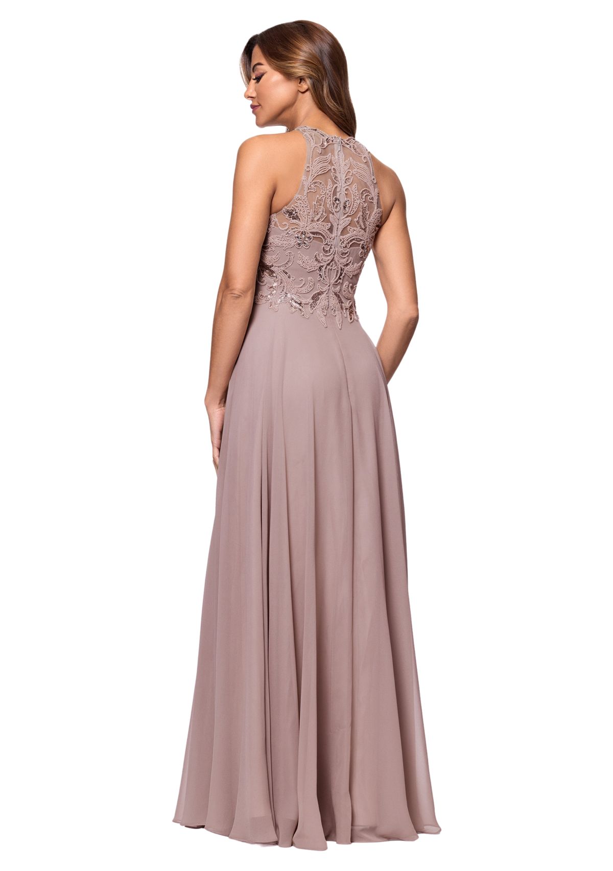 Womens Embellished Gown