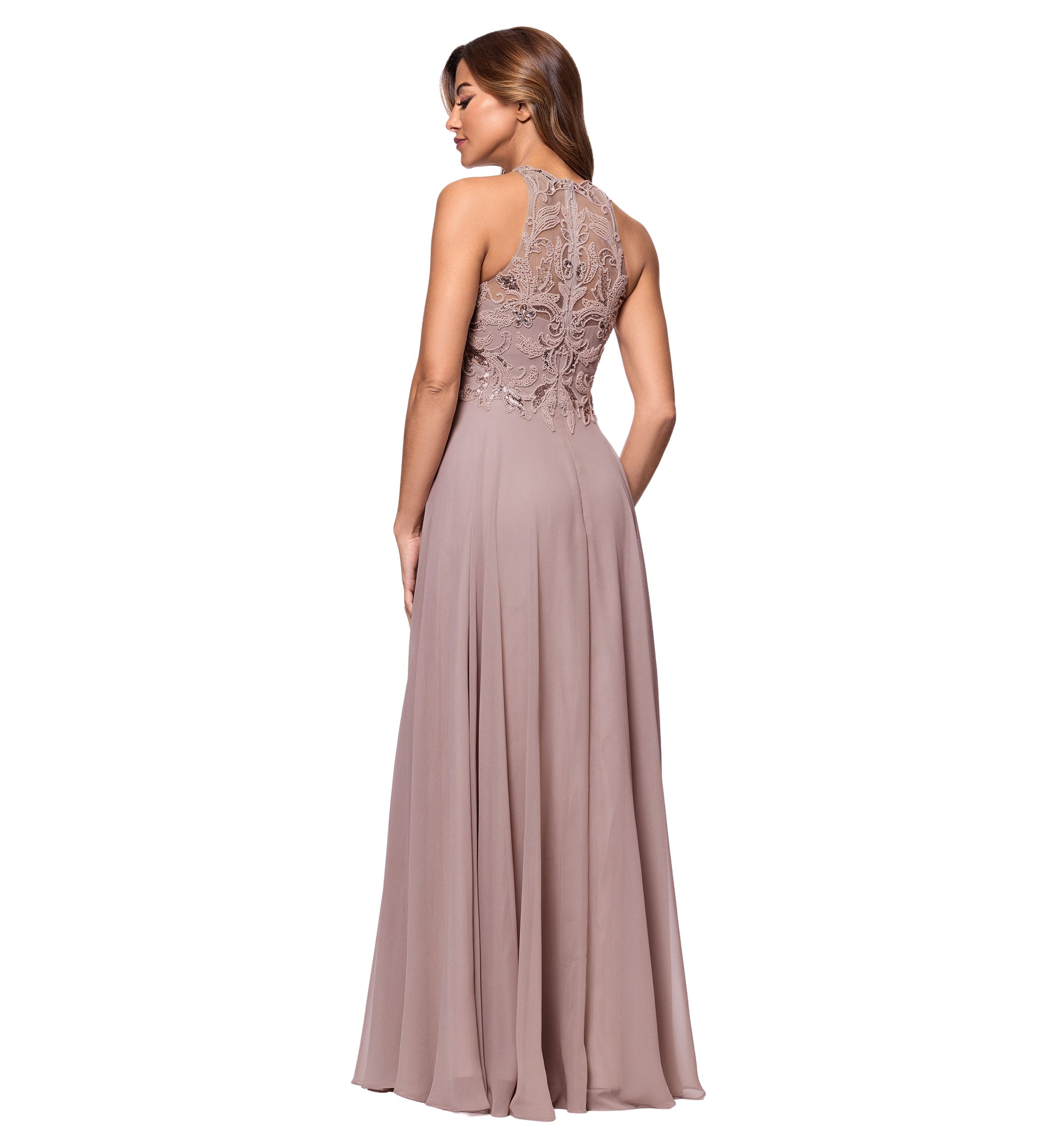 Womens Embellished Gown