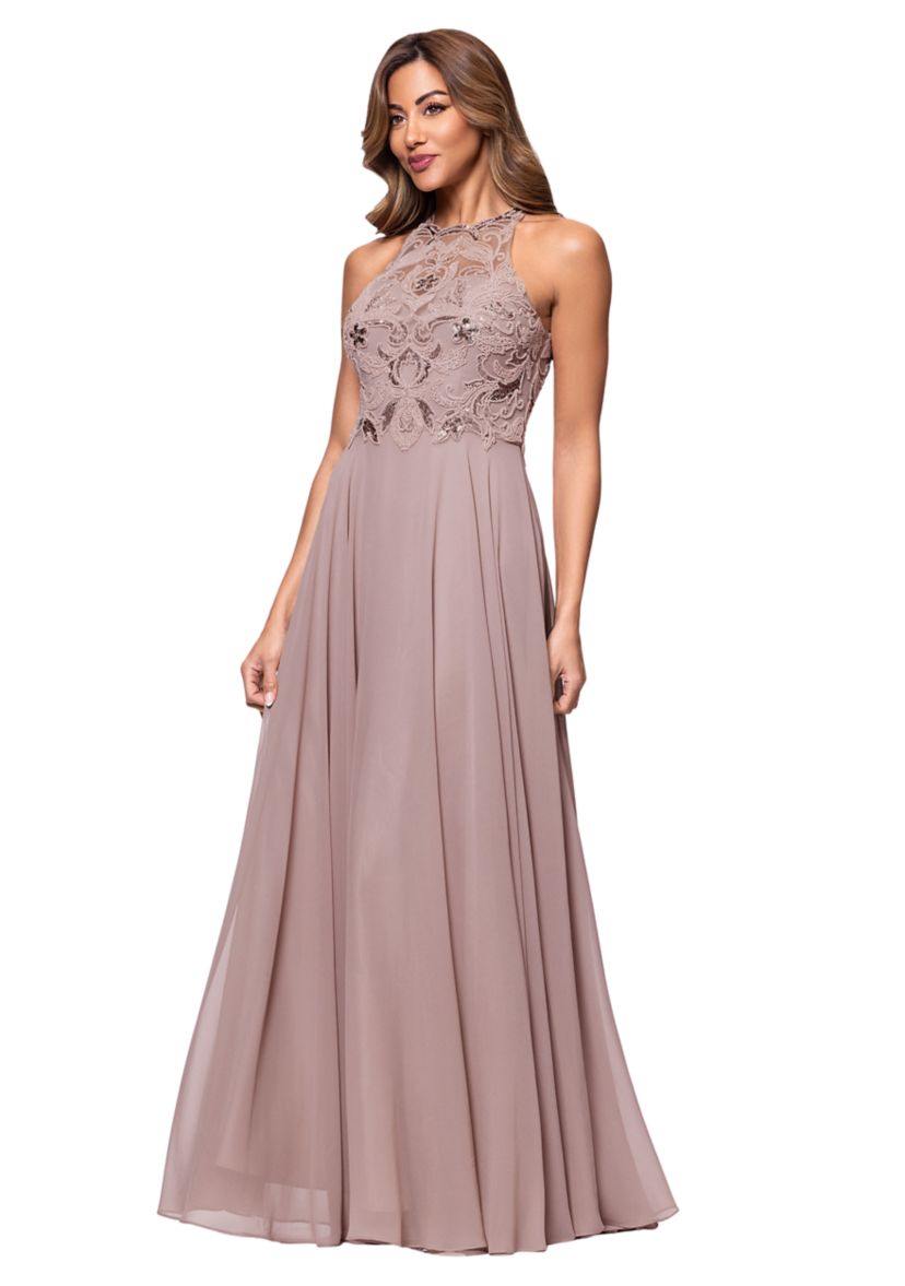 Womens Embellished Gown