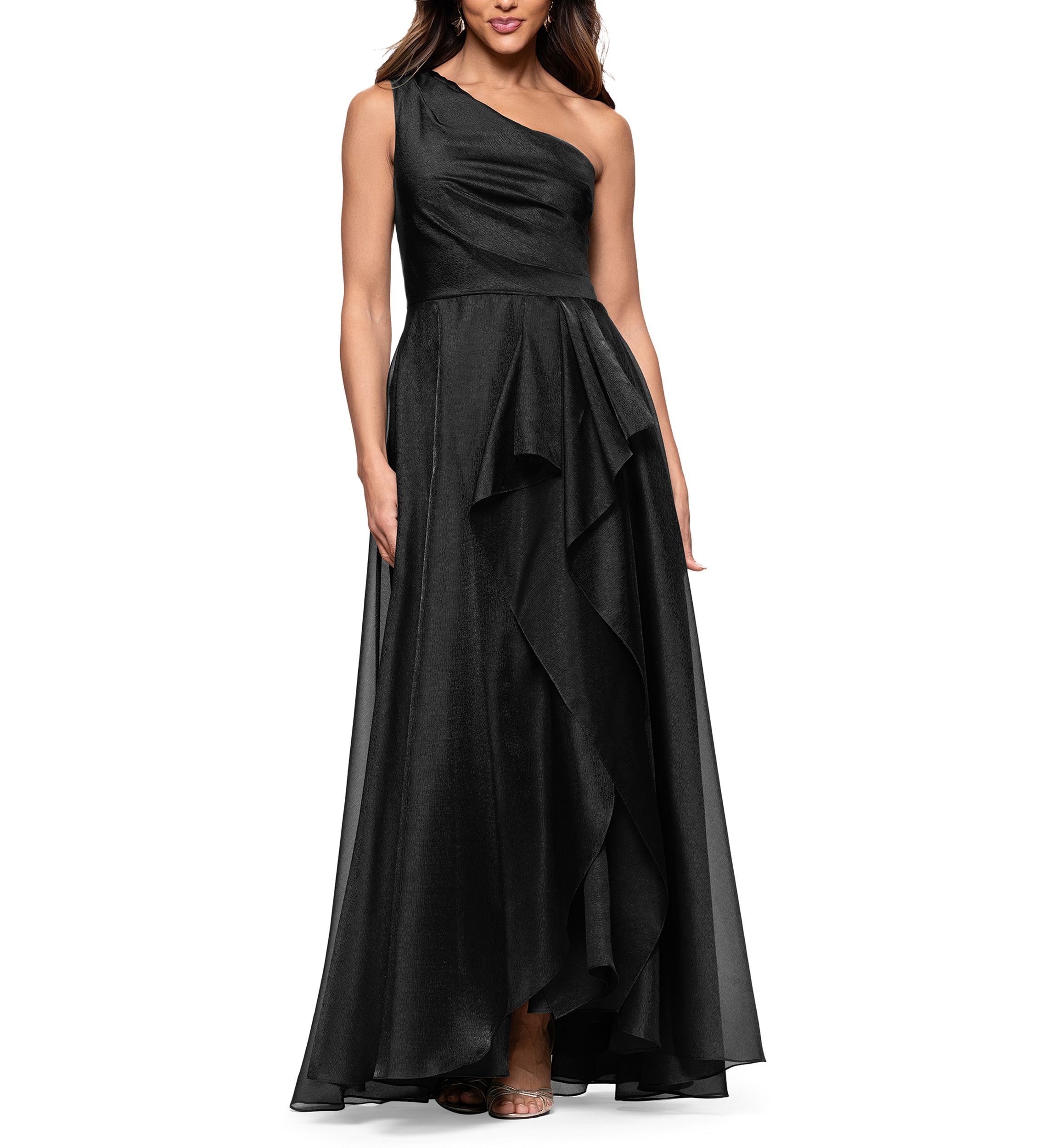 knee length dresses for ladies Belinda Dress in Black Sequin S main image 1