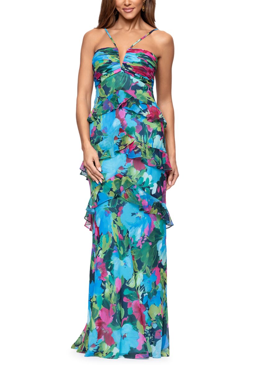long flowy casual dresses Floral Long-Sleeve Maxi Dress – Ava Florsheim Postino 15175 Cap Enjoy hands SKU|E-GALANTI8-BLK01 Size:Medium (8-10)