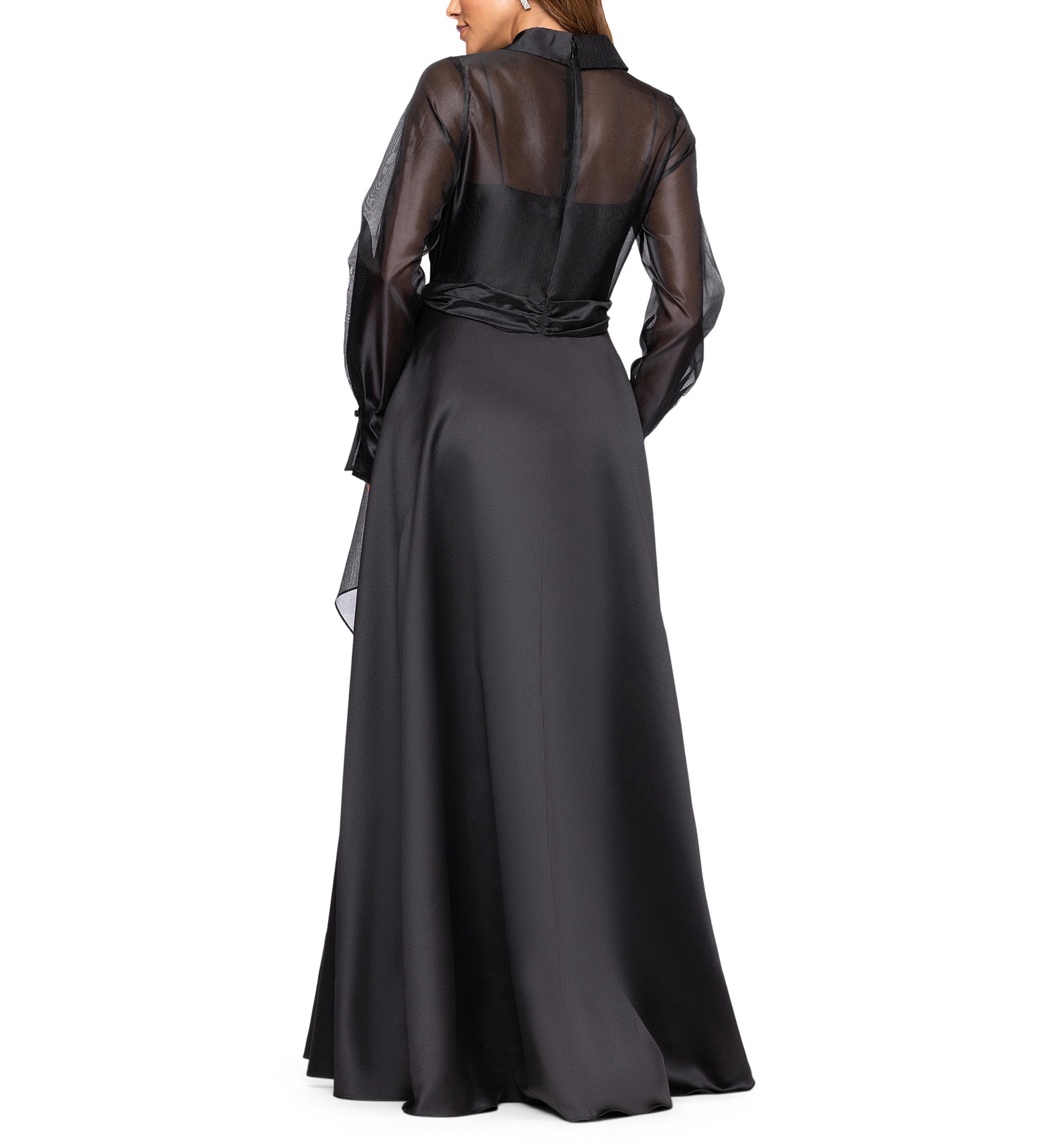 lace pencil cocktail dress Navy Sequin Midi BrandPage Terani Couture 241P2006 - Size:39. length illusion dress offers