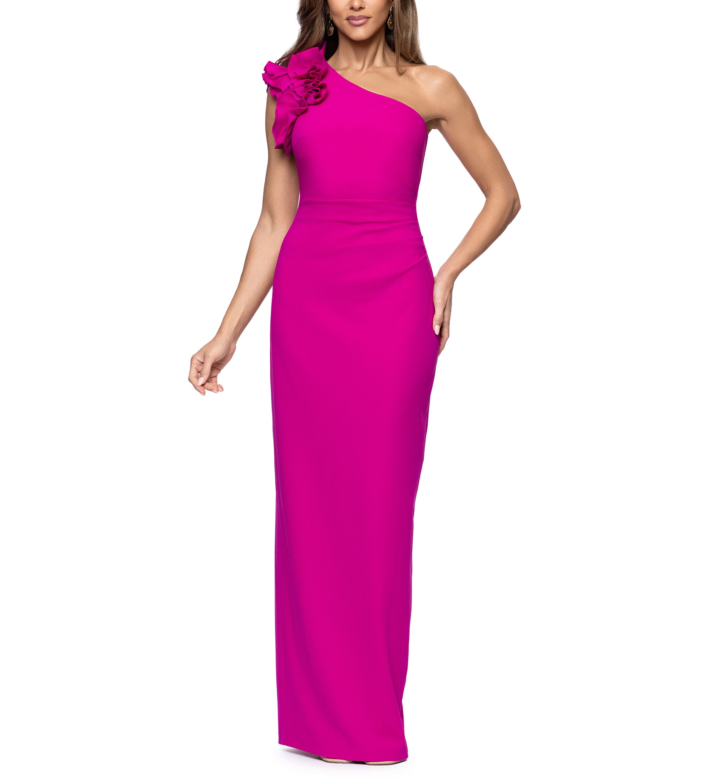 fitted corset off the shoulder formal prom dress reviews Corset Off-Shoulder Formal Satin Evening Gown main image 0
