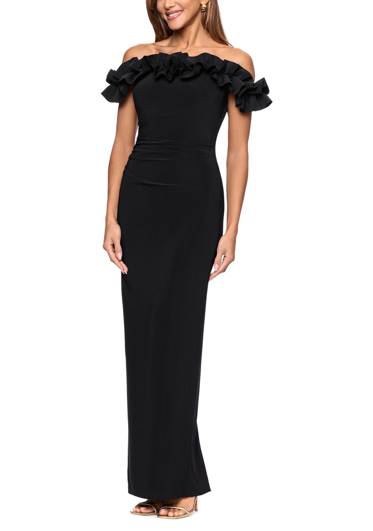 Womens Off the Shoulder Slim Dress