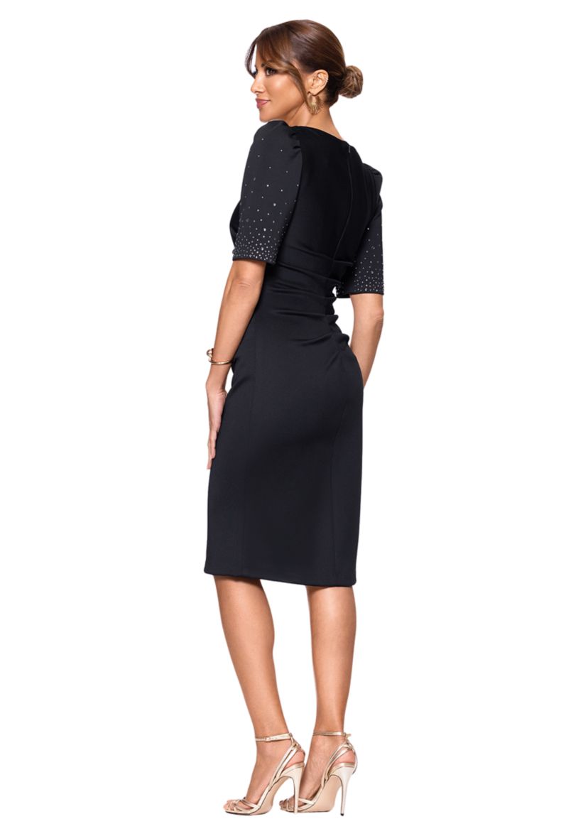 Womens Glitter Sheath Dress