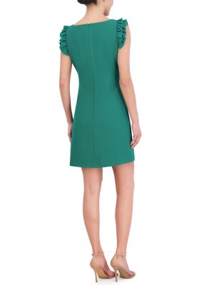 Jessica Howard Women s Ruffle Solid Shift Dress belk