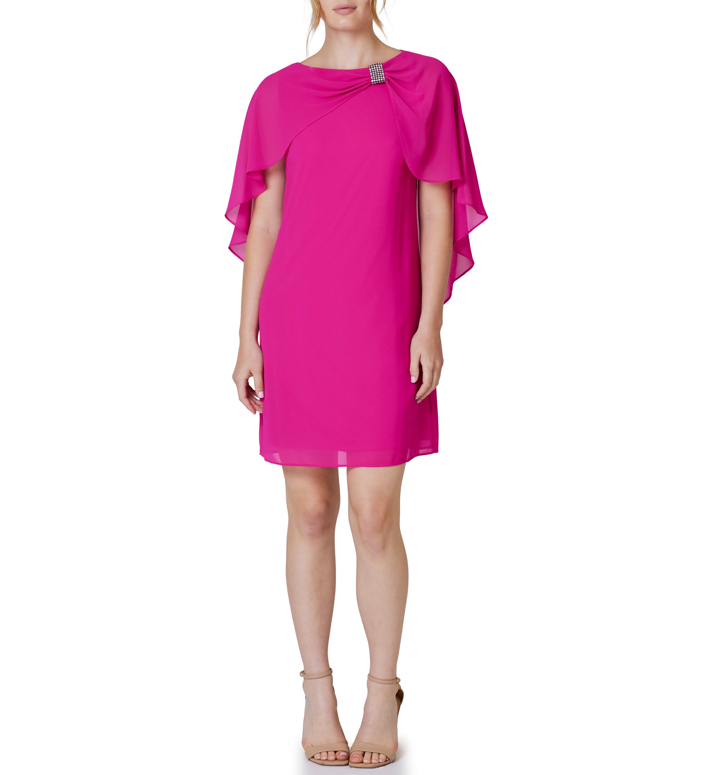 Womens Sleeveless Boat Neck Solid A-Line Dress
