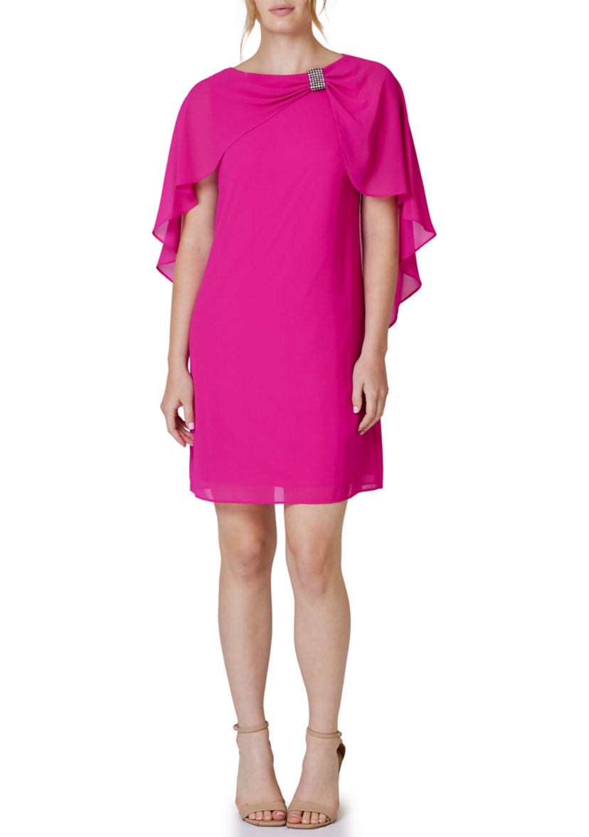 Womens Sleeveless Boat Neck Solid A-Line Dress